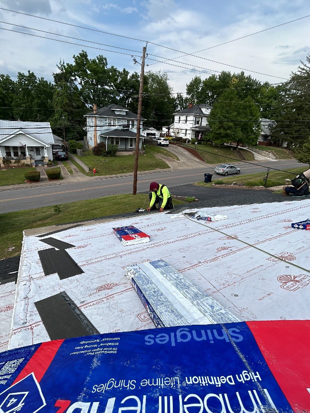 Residential Roofing Installation using Performance Shingles by Mr. Roofer