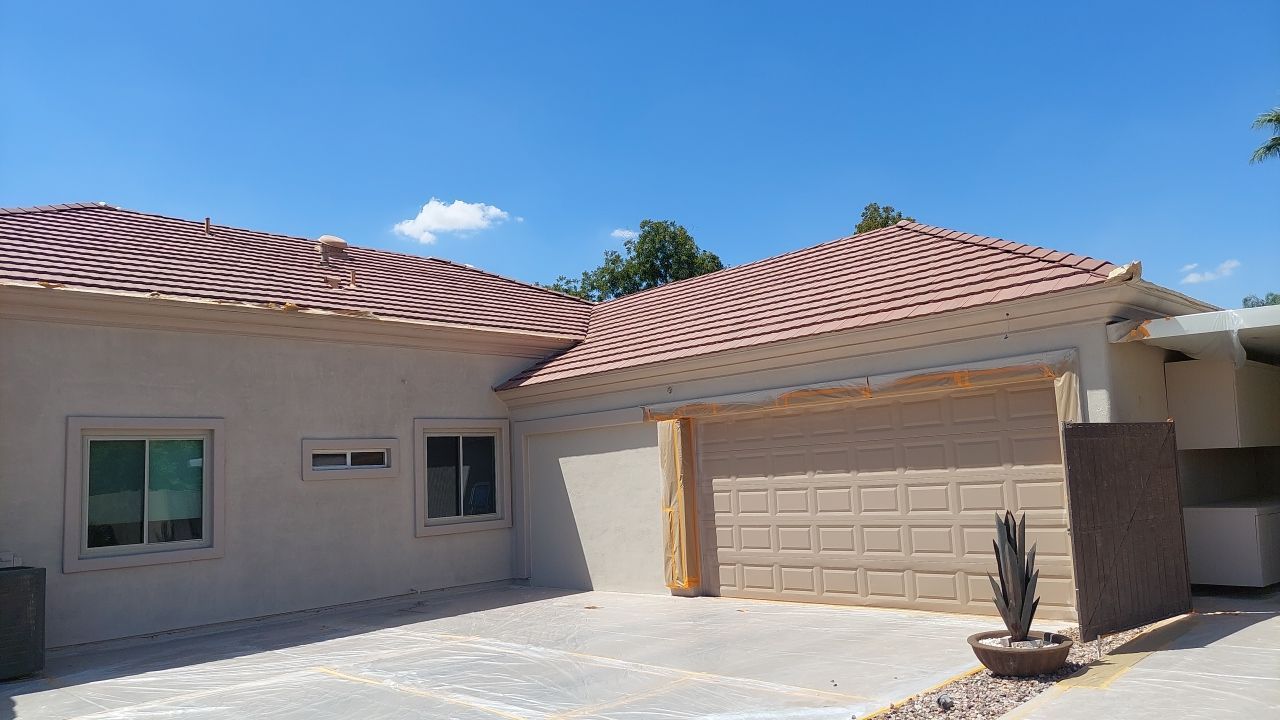 Exterior Paint Job in Mesa by Crash of Rhinos Painting & Garage Floors