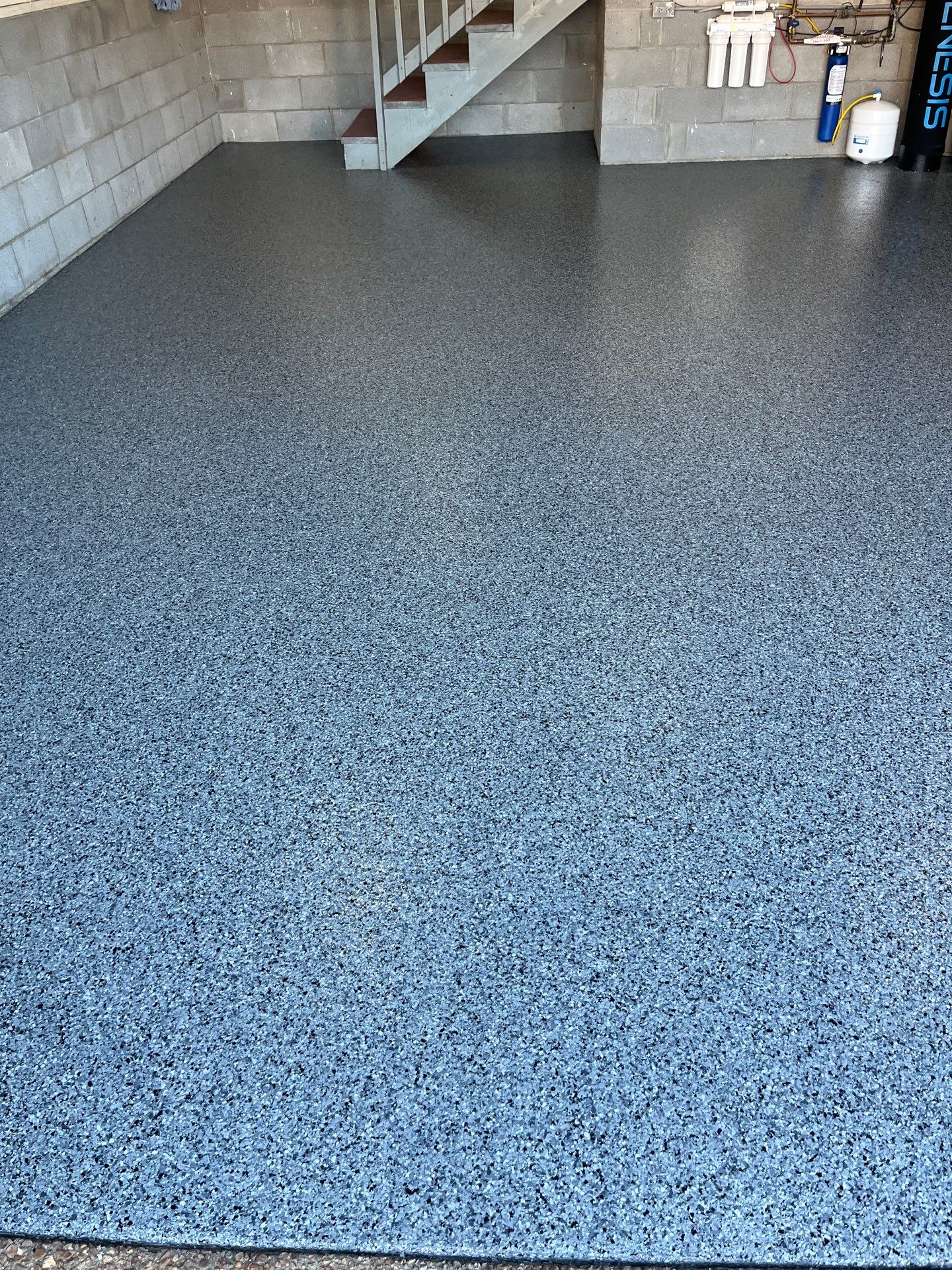Garage Floor Coating using Nightfall by My Garage Floor Guys