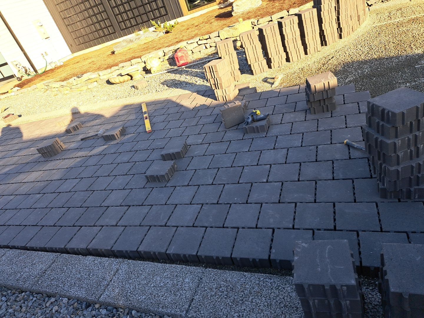 Permeable Pavers Driveway by Jireh Asphalt & Concrete Inc 