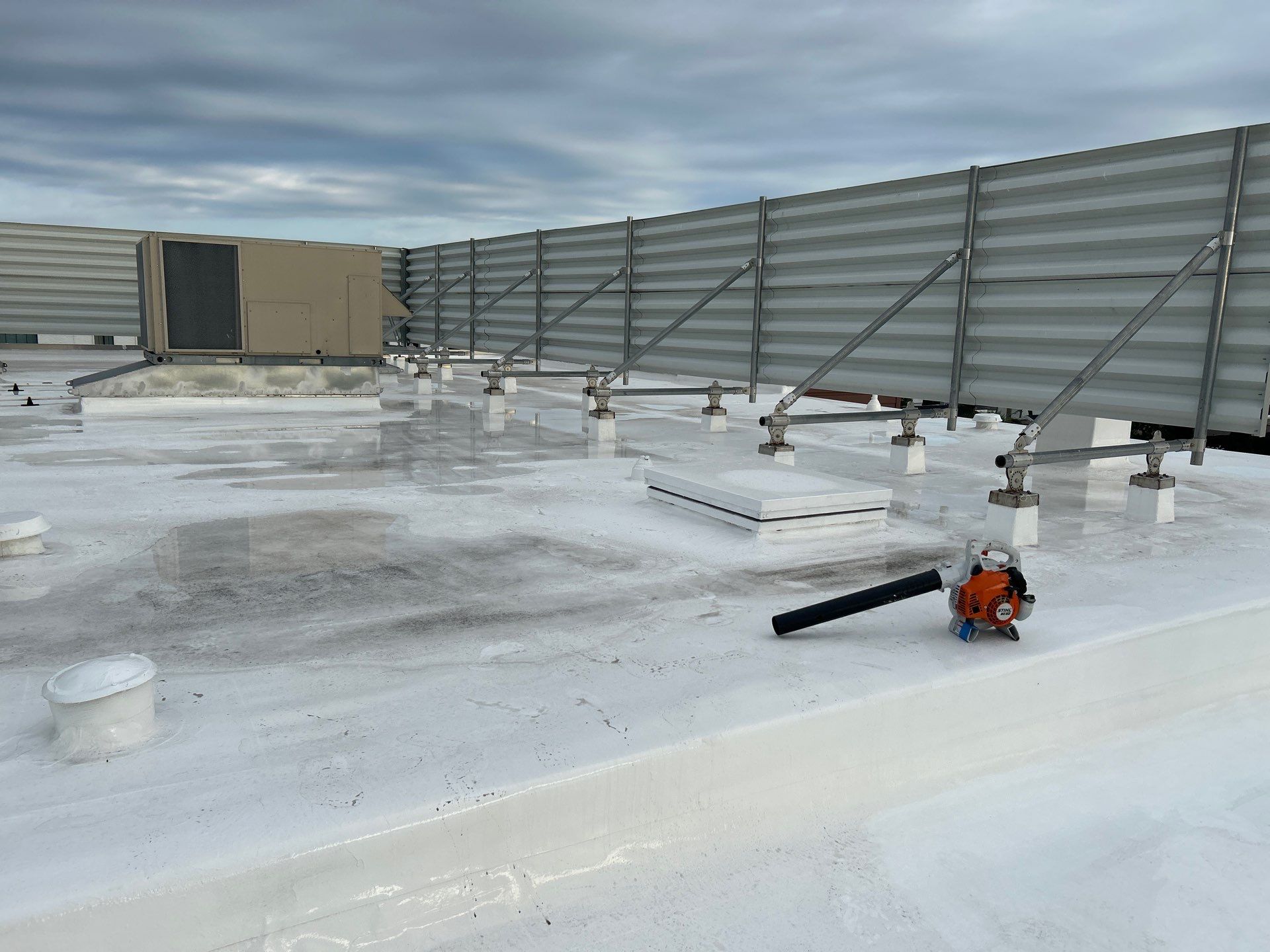 Kiddie Academy - Roof Coating by Fiddlers Roofing