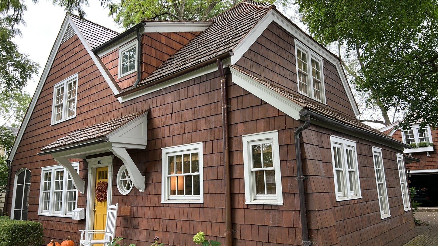 Half Round Copper Gutter Installment by Custom Installations, Inc.