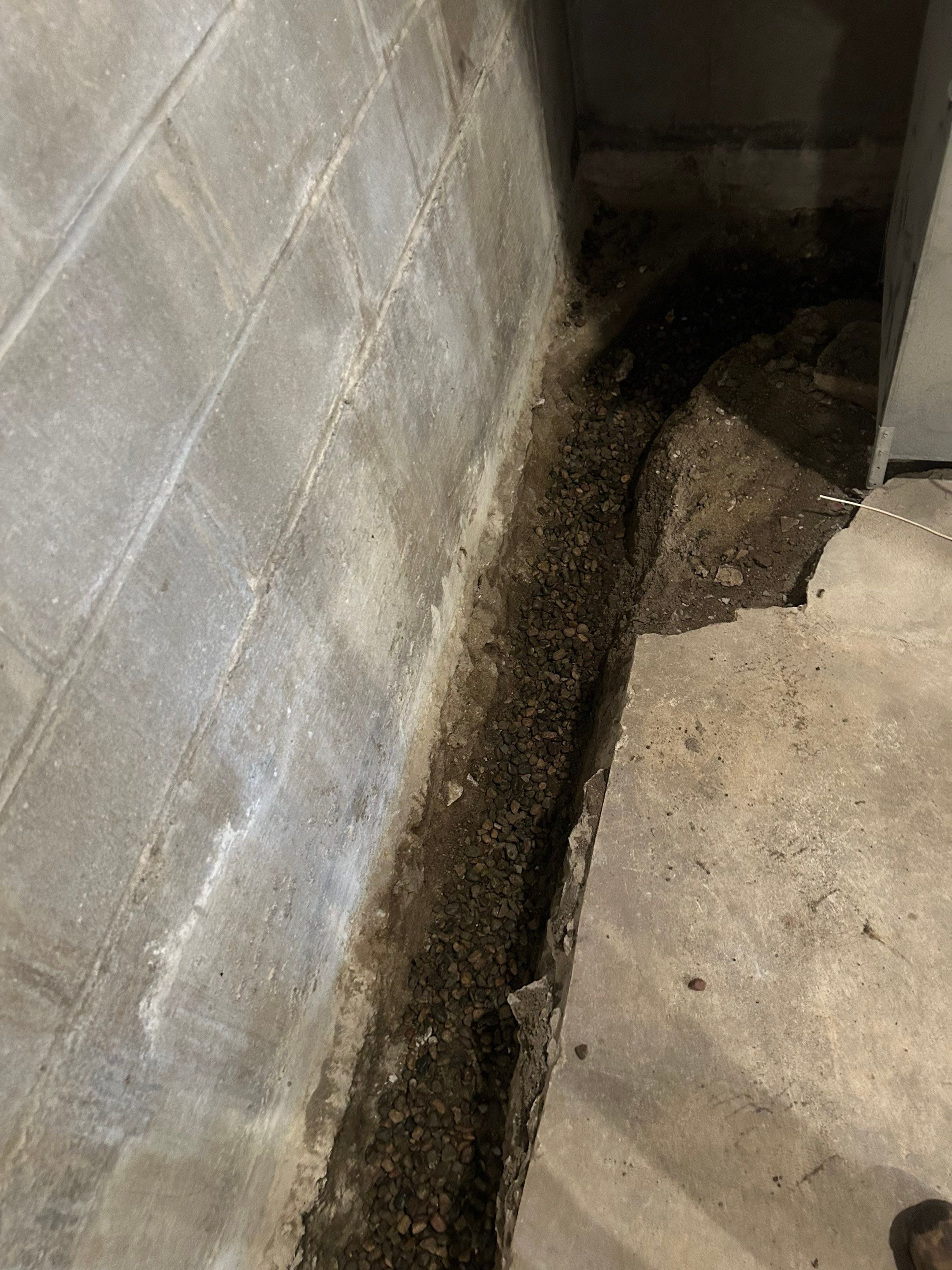 Drain tile for a General Contractor Partner by Waterproofing Northeast
