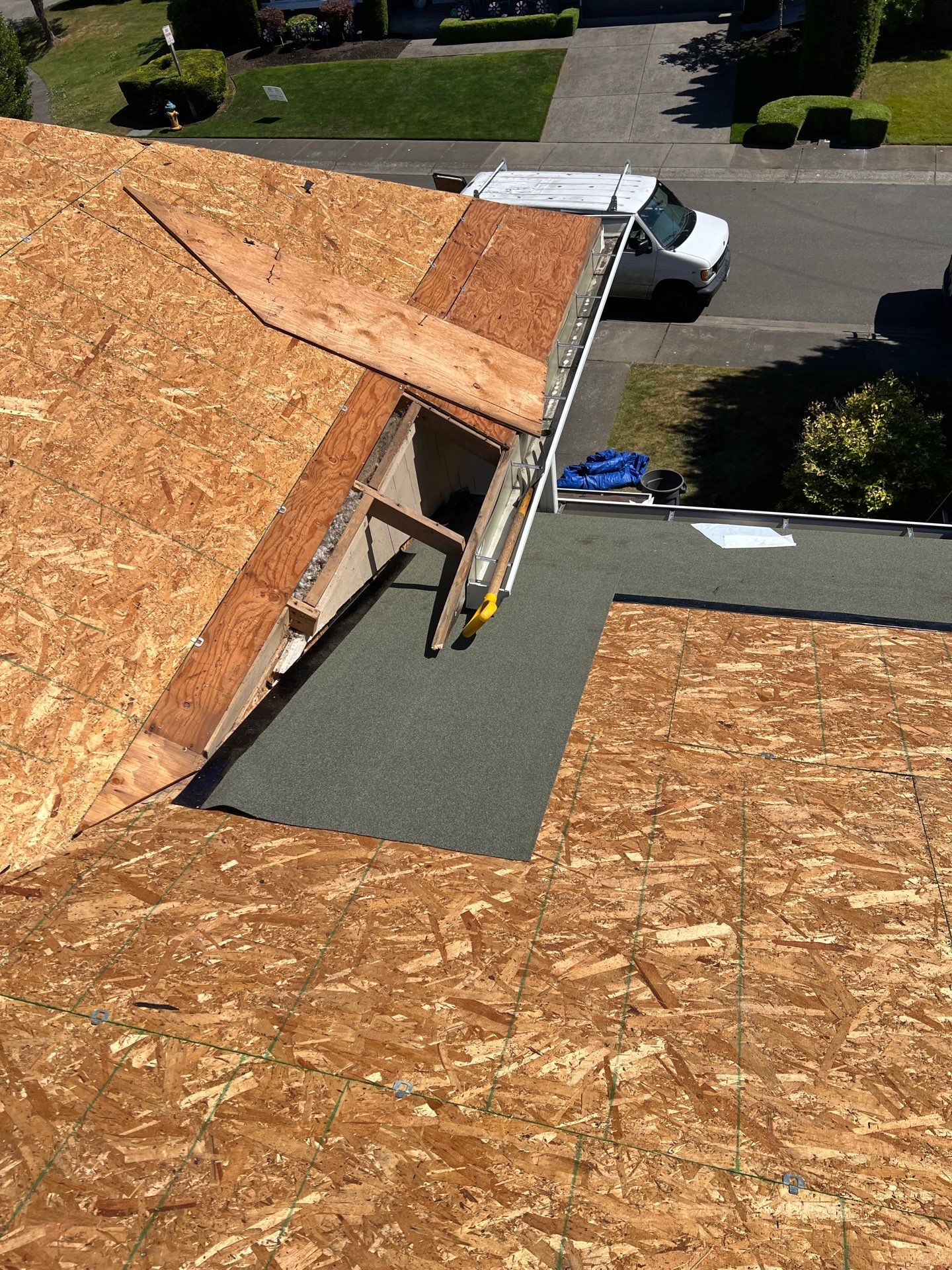 Residential Roofing Installation using GAF UHDZ Shingles by Roofing Formula LLC