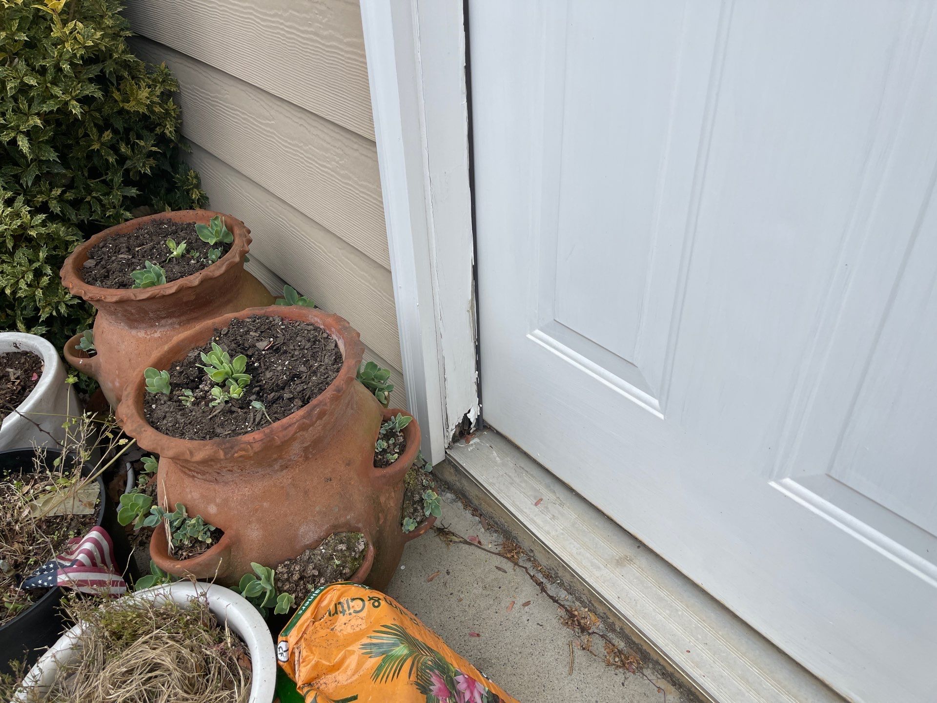 Exterior Painting using Sherwin-Williams and Rotted Wood Replacement by Nelson Exteriors 