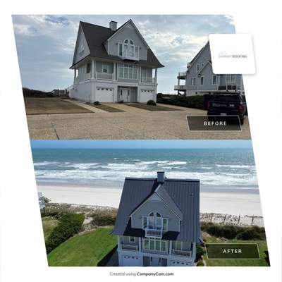 Standing Seam Metal Roof Replacement- North Topsail Beach, NC