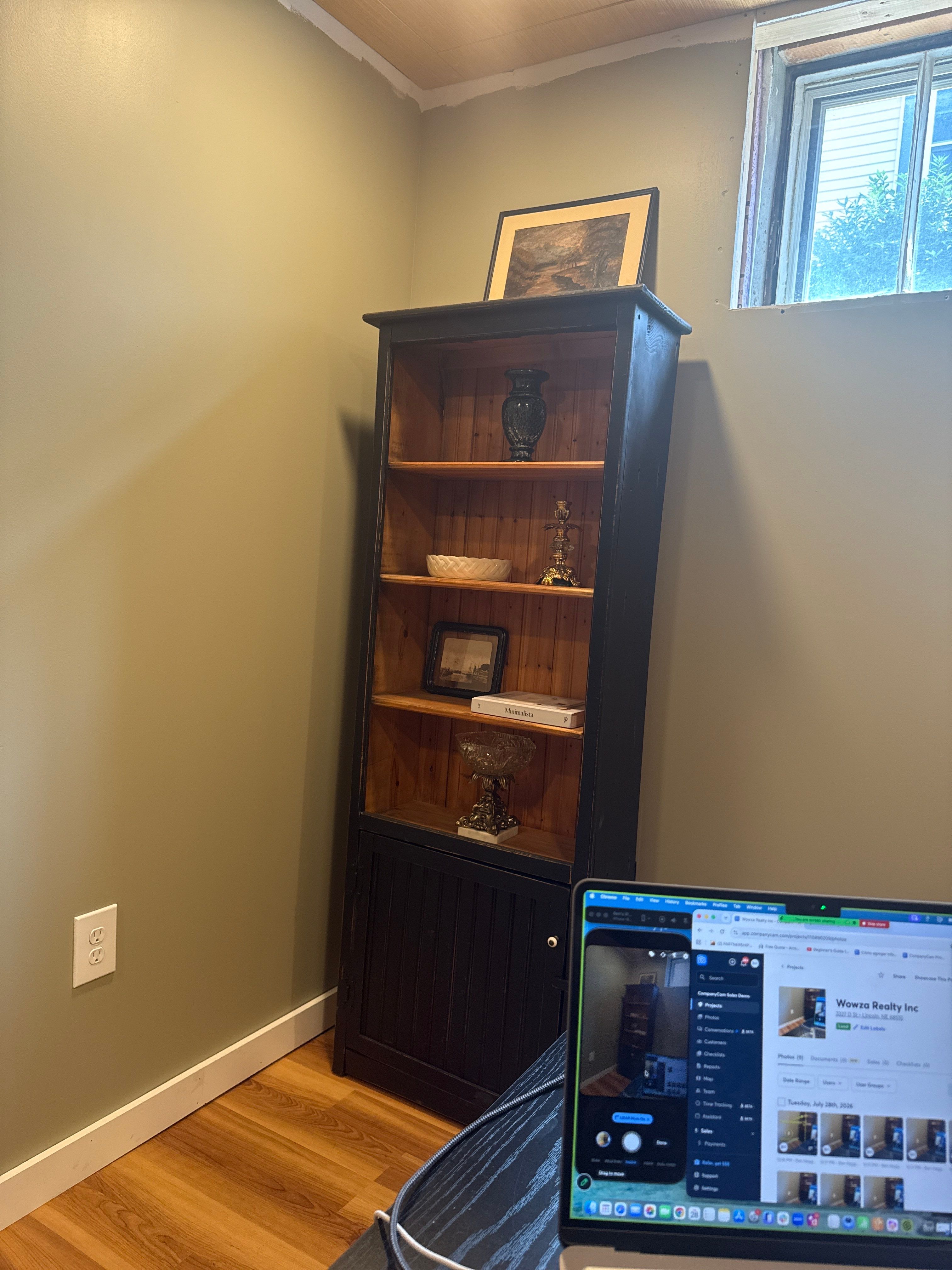 Lincoln Home Office Interior Painting and Flooring Update by CompanyCam Sales Demo