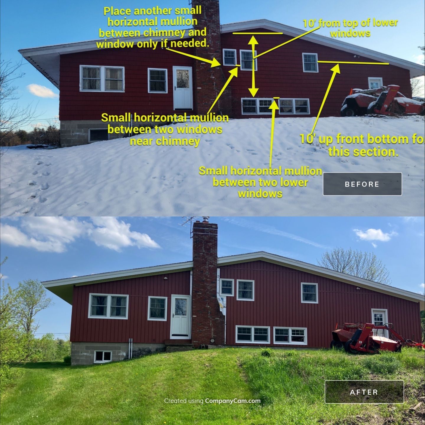 Siding Refresh with Cert S/7 Reverse Board & Batten, Autumn Red by DiGiorgi Roofing and Siding Inc