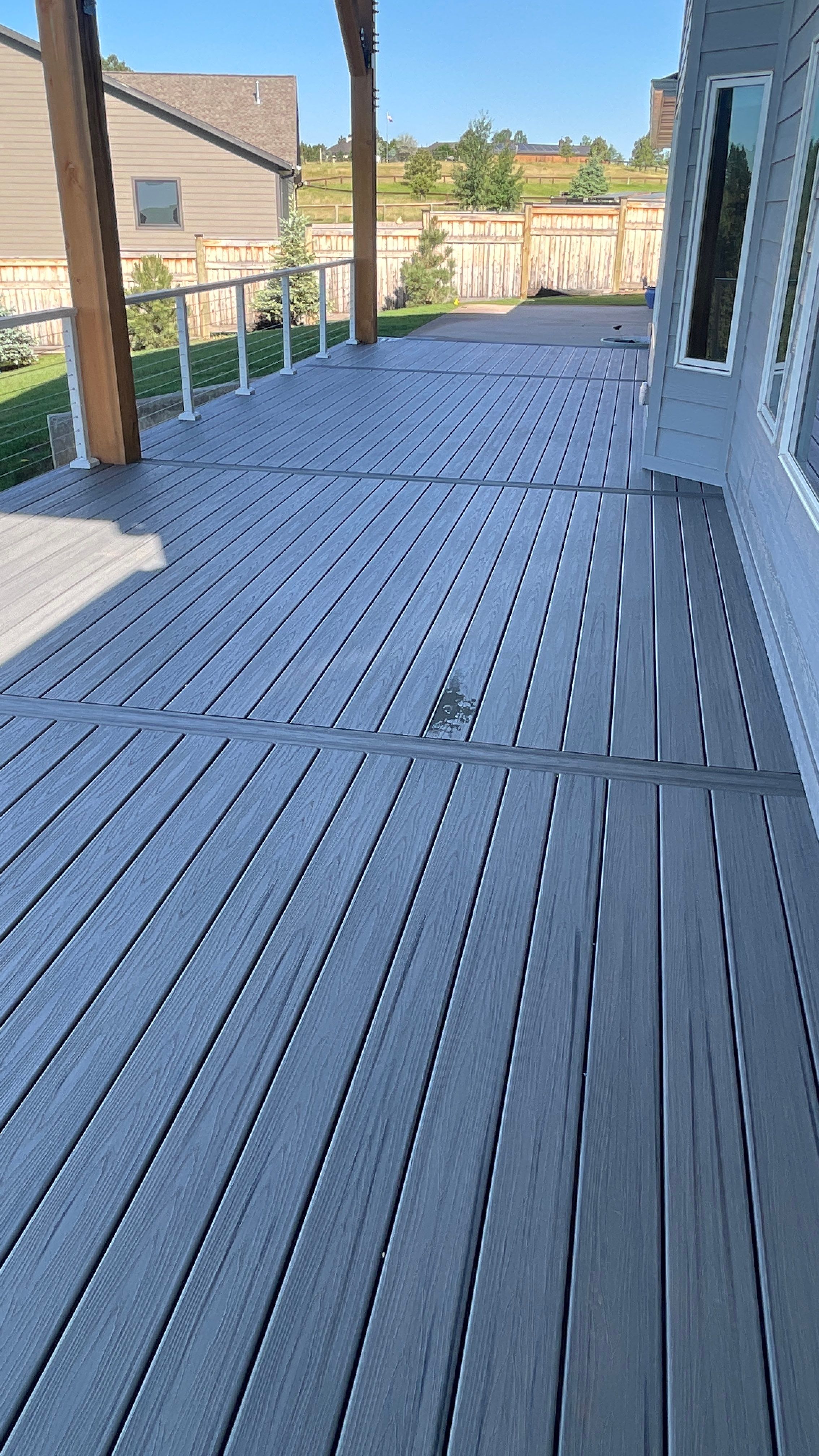 Trex Decking using Trex by Weather-Tite Exteriors LLC