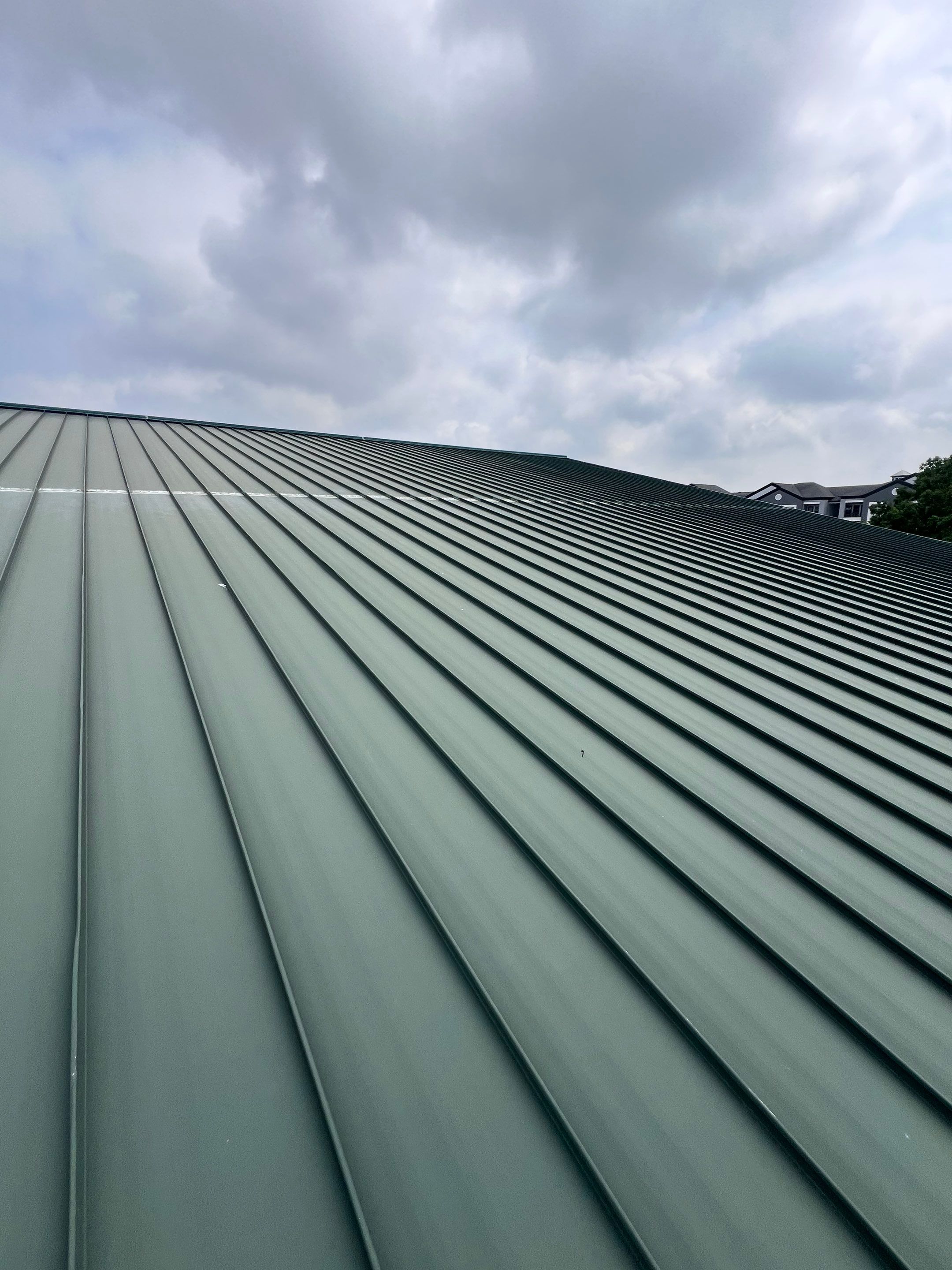 Hail Damage using Metal by Roof Repair Company