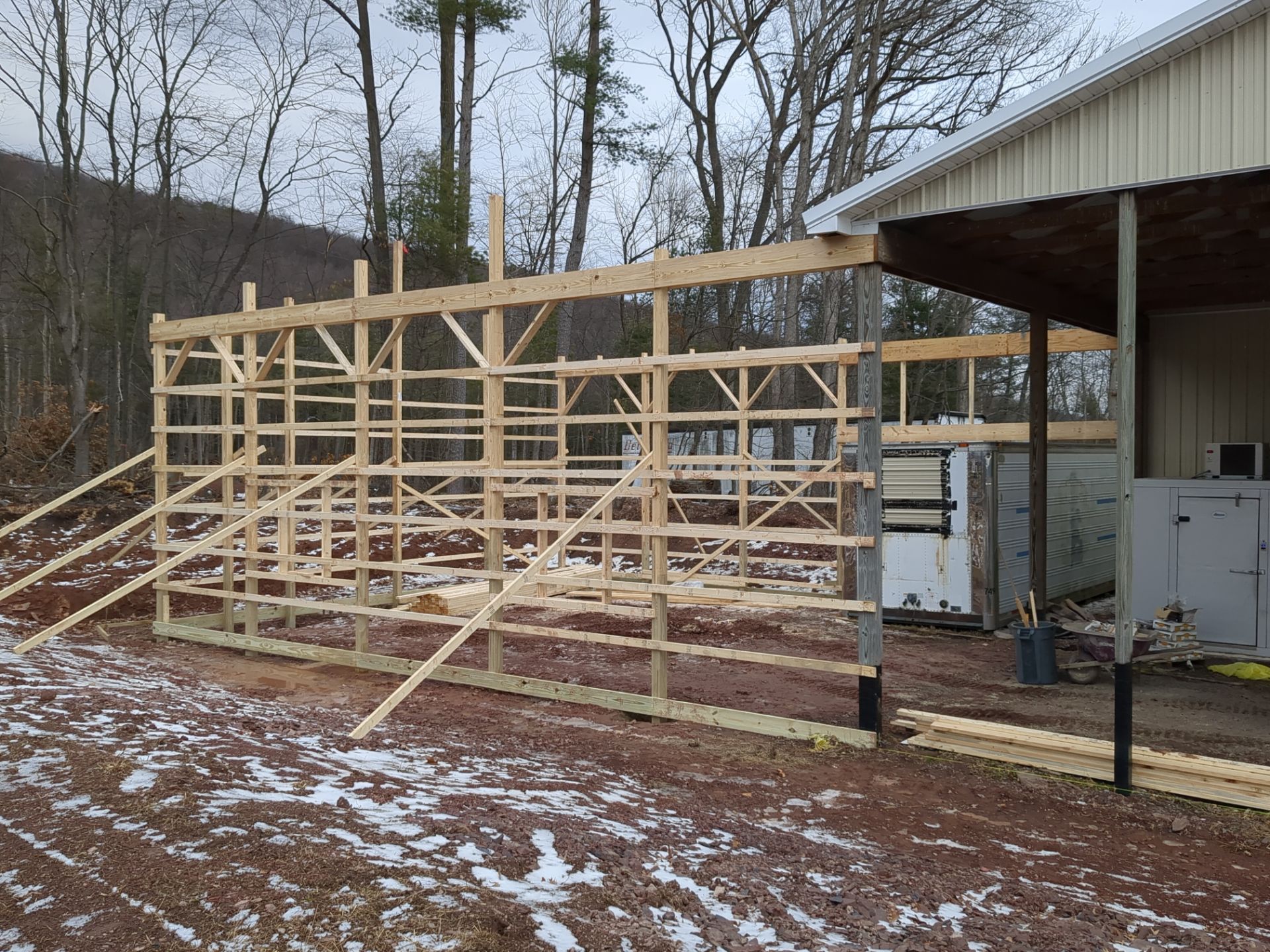 Pole Barn addittion by Esh Builders