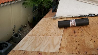 Concrete Tile Roof Replacement and Decking Repair in Boca Raton