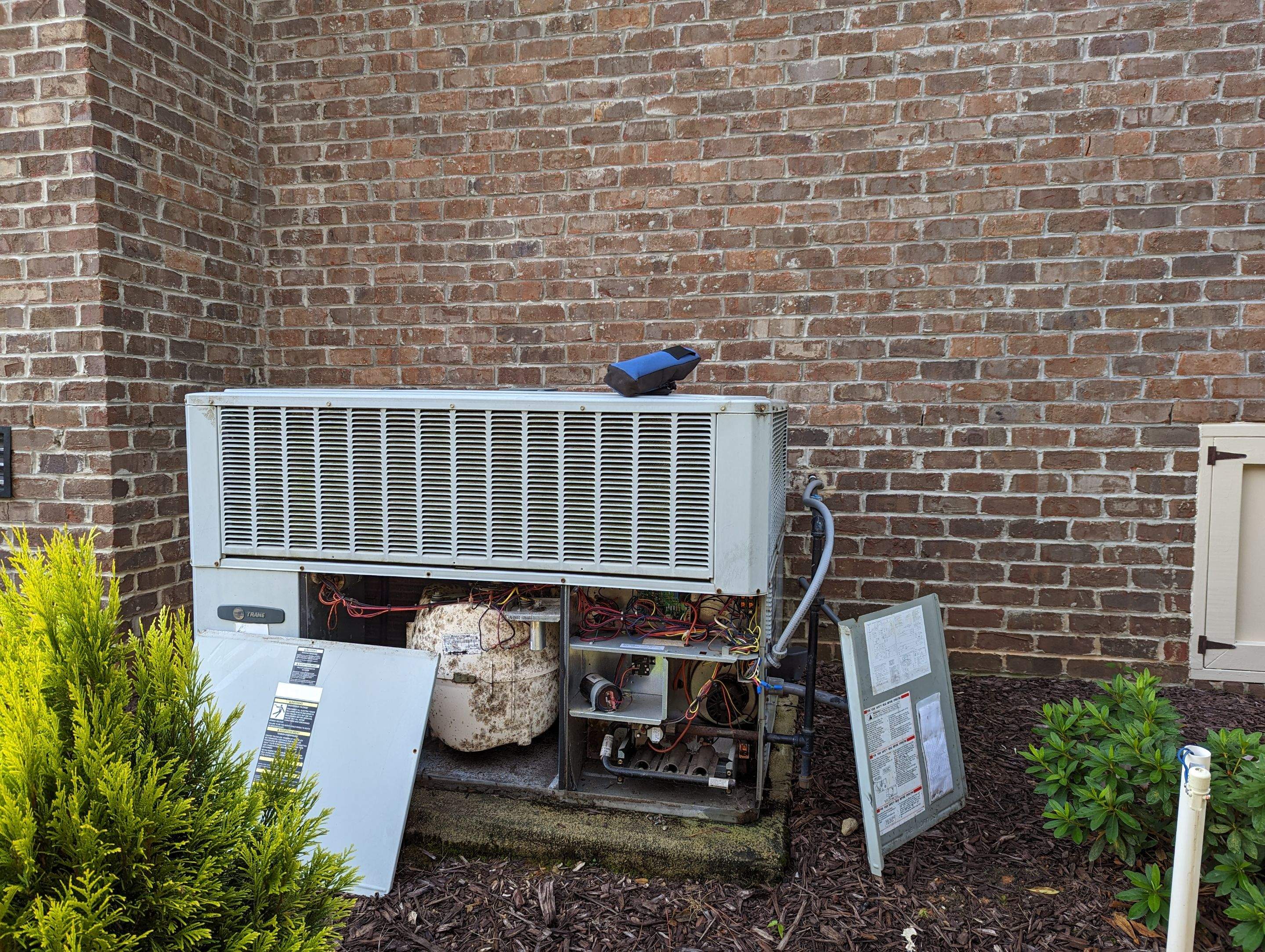 Trane Gas Package Unit Install by Nick's Mechanical LLC.
