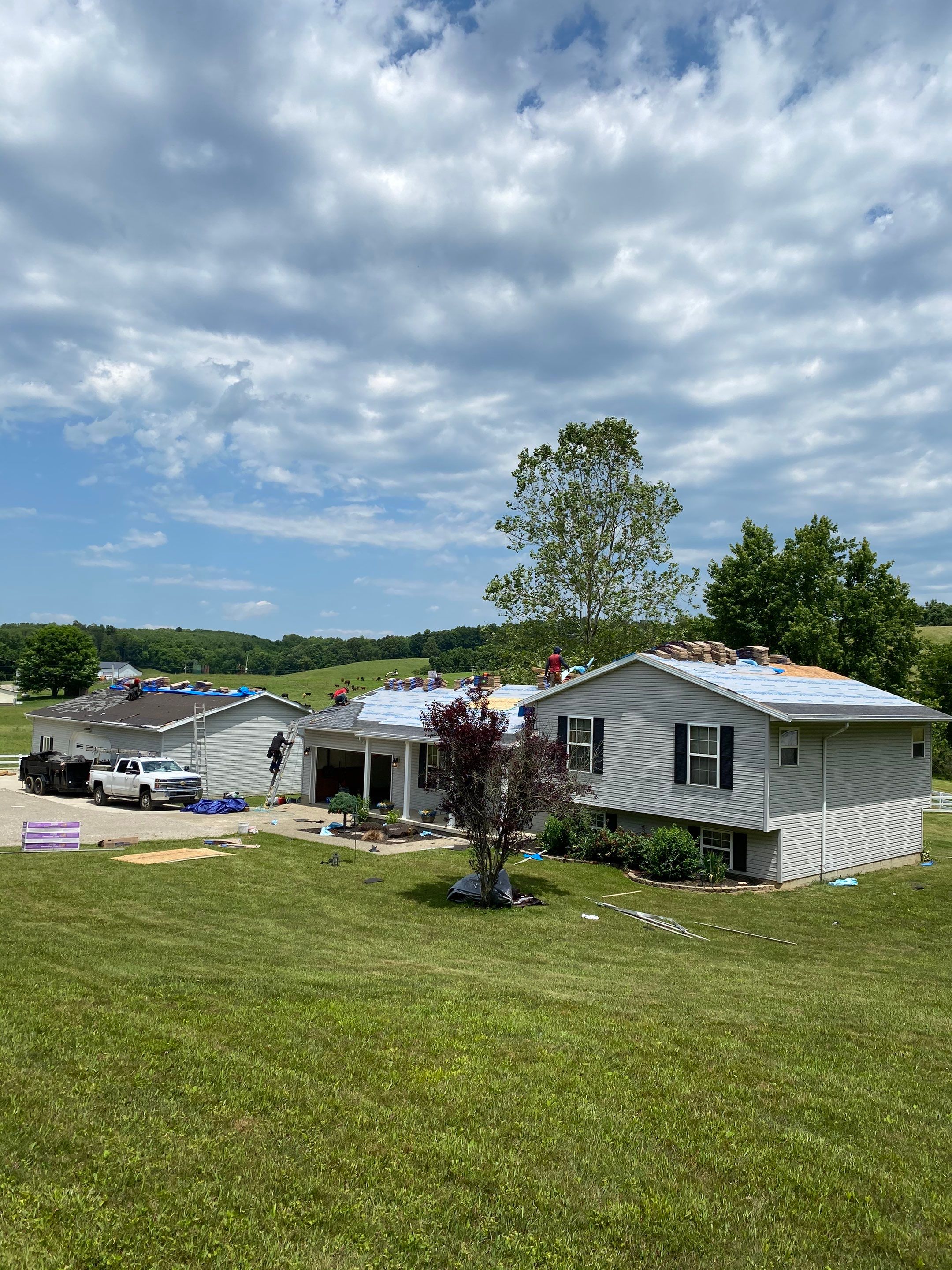 New Roof Installation by Best Roofing & Siding Company