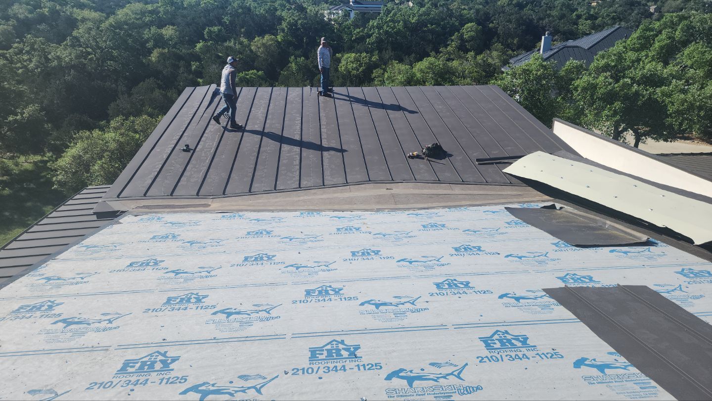 Standing Seam Custom Bent Roof by Lightning Exteriors