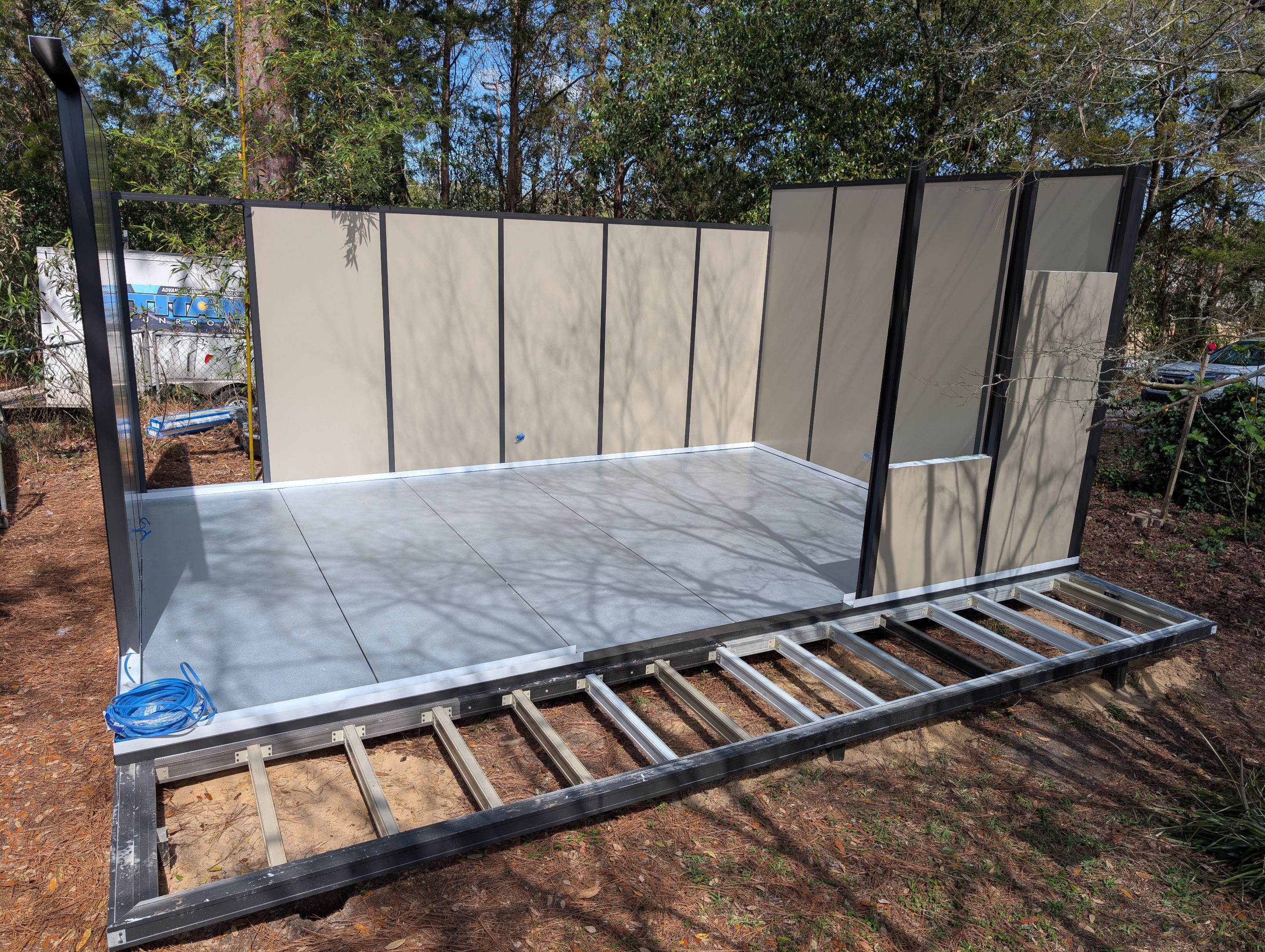 Titan Blockhouse Backyard Home Addition by Titan Sunrooms