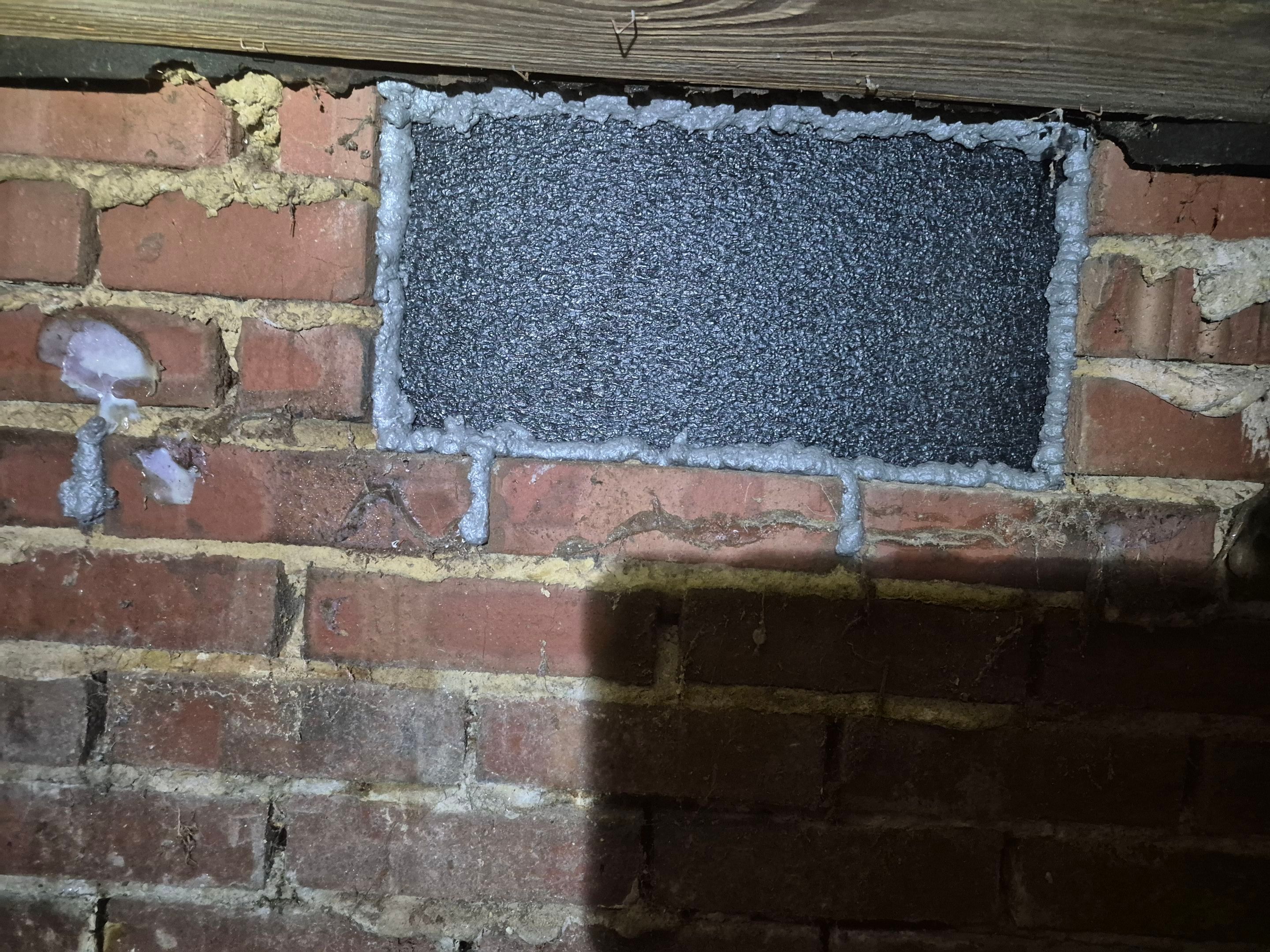 Project in Chesapeake by Patriot Crawl Space Repairs