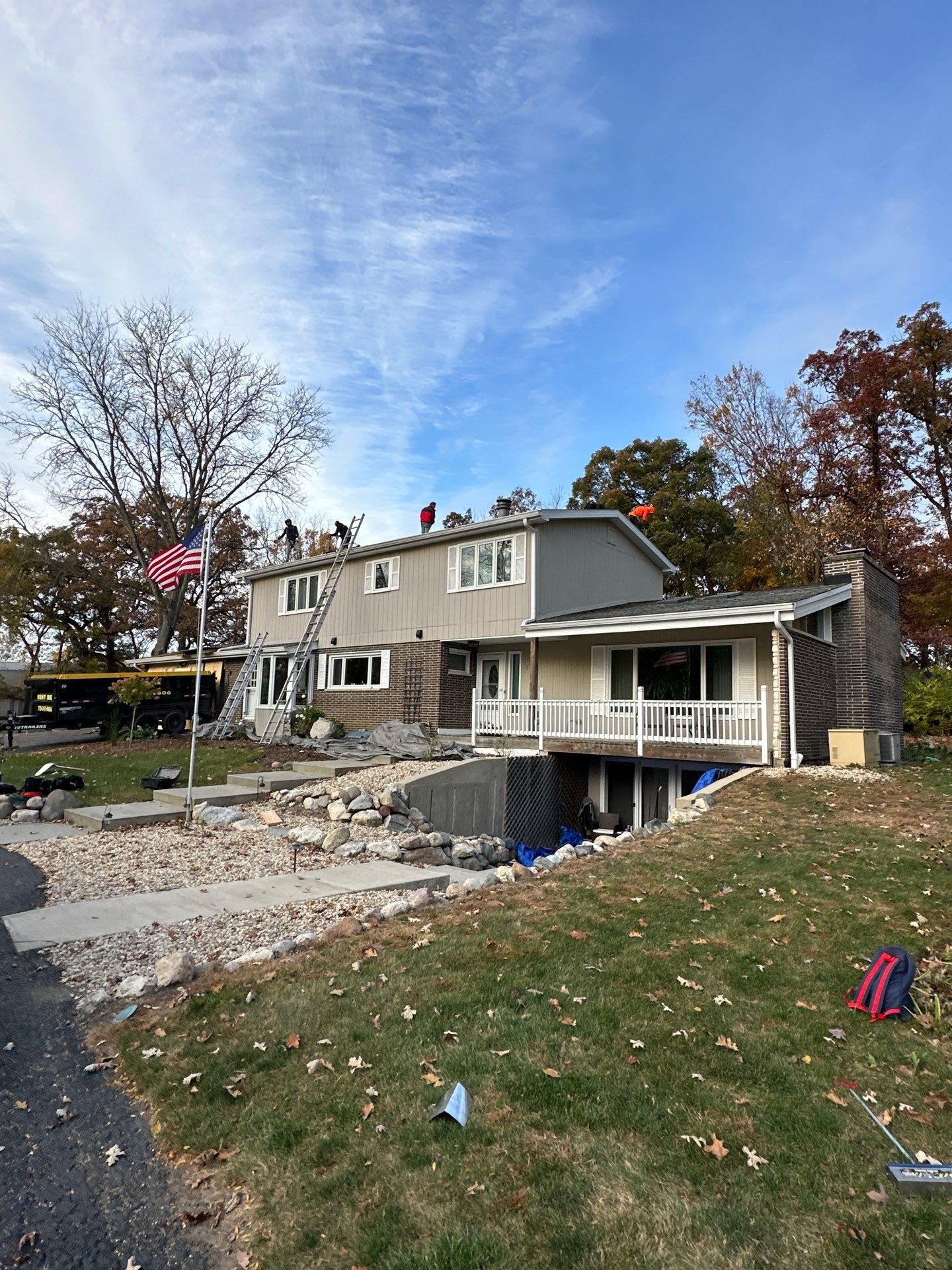 Residential Roofing Installation using Malarkey Roofing by Perfect Exteriors Inc. 