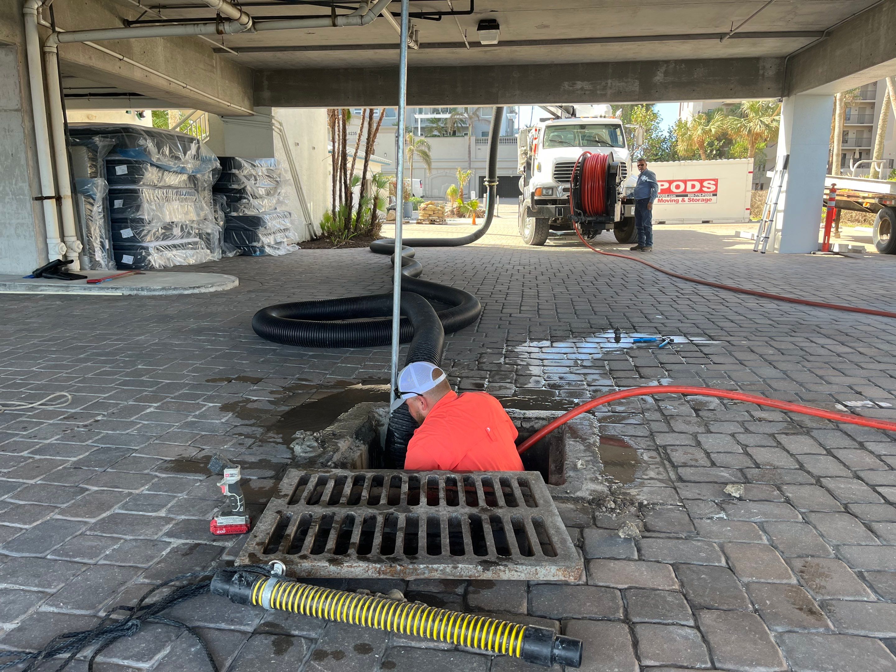 Condo Storm Water System Cleaning and Maintenance After Hurricane Ian by APS Power & Water