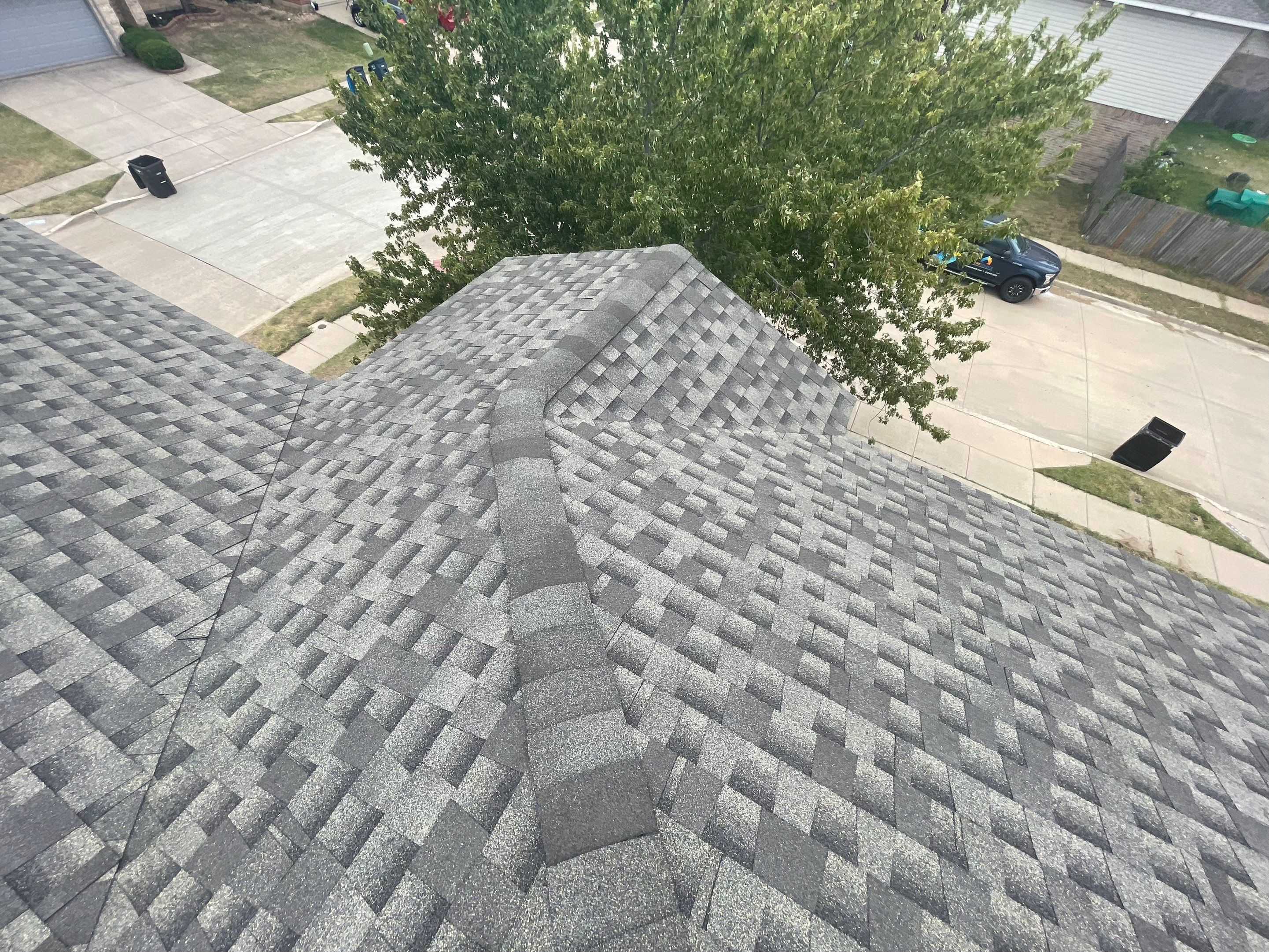 Residential Roofing Installation using GAF Timberline HDZ Weathered Wood by OneSource Roofing and Restoration