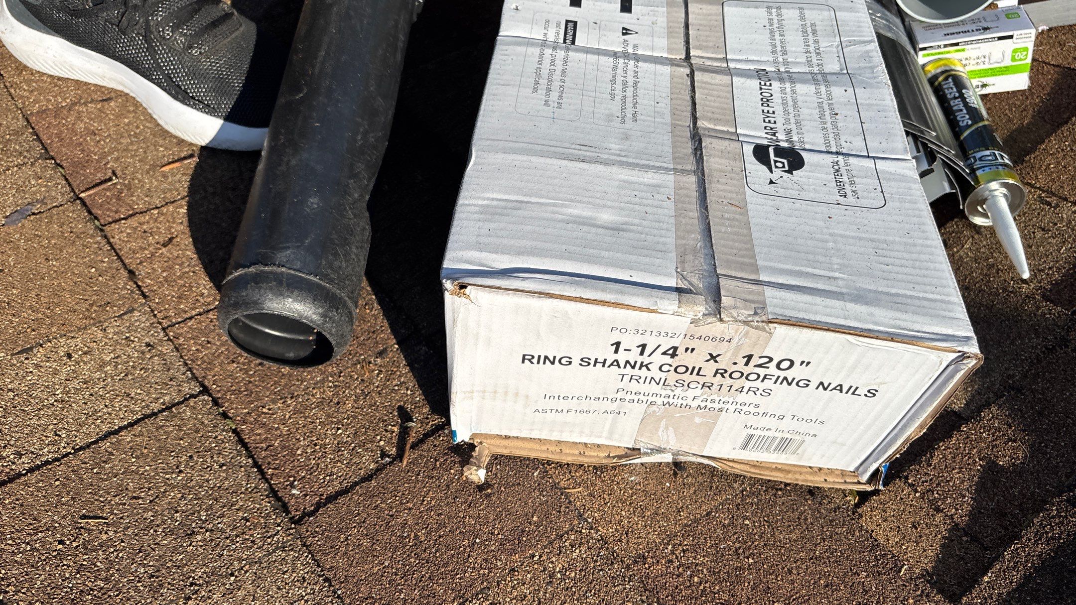 Roof Replacement using Owens Corning Williamsburg Grey by 180 Contractors