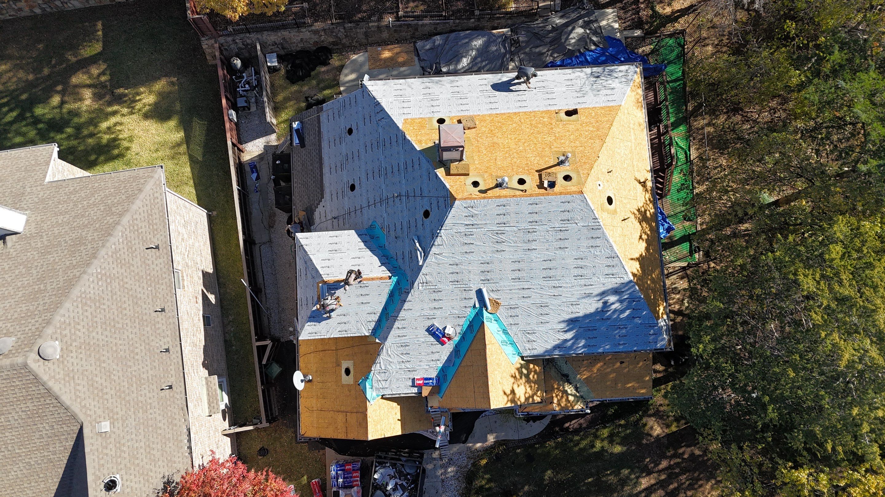 Grapevine Texas Project - Retail Roof Replacement  by First United Roofing & Construction