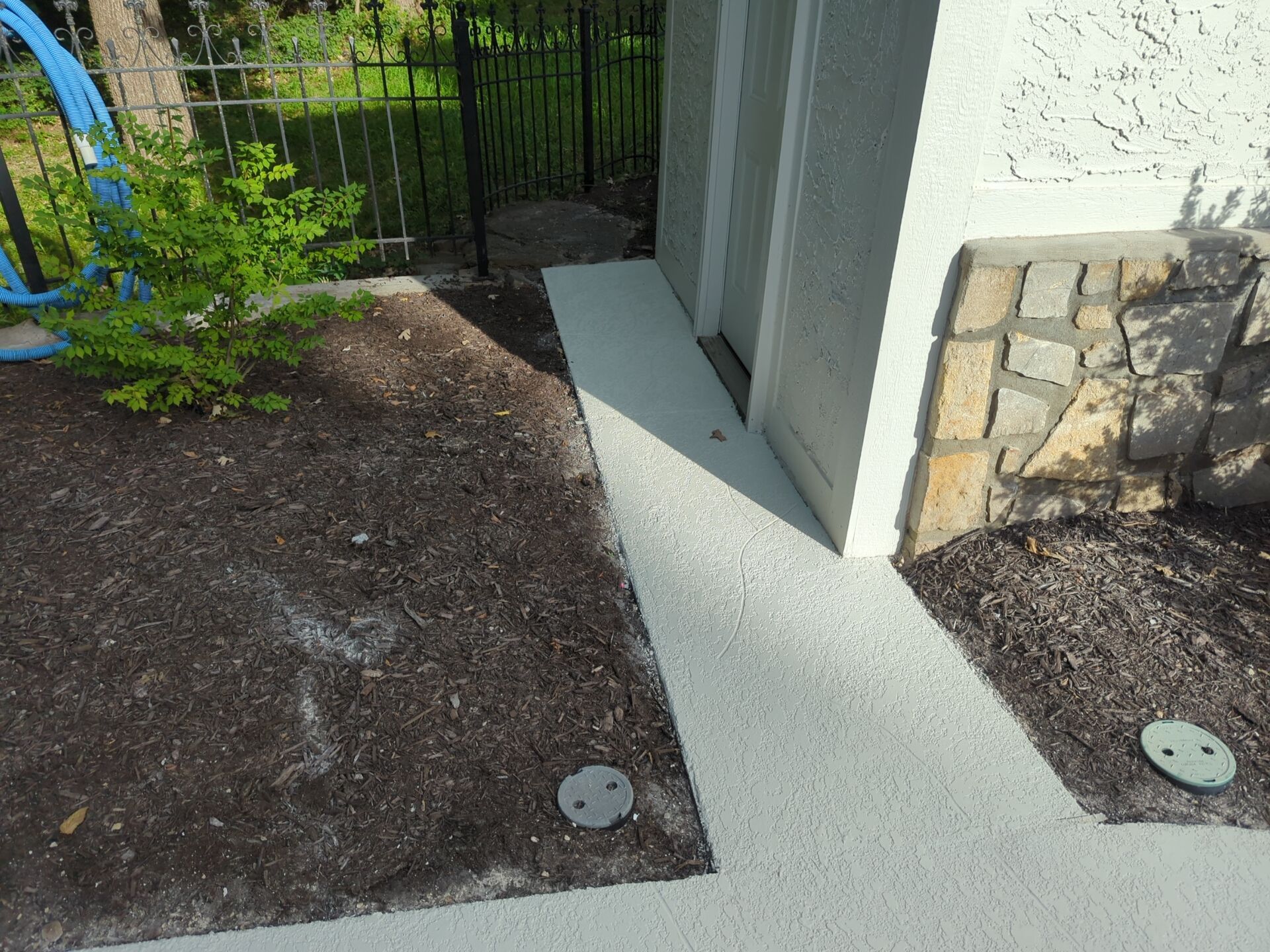 Pool Deck Resurface W/ Custom Scoreline - Olathe, KS by Big Red Decorative Concrete, LLC
