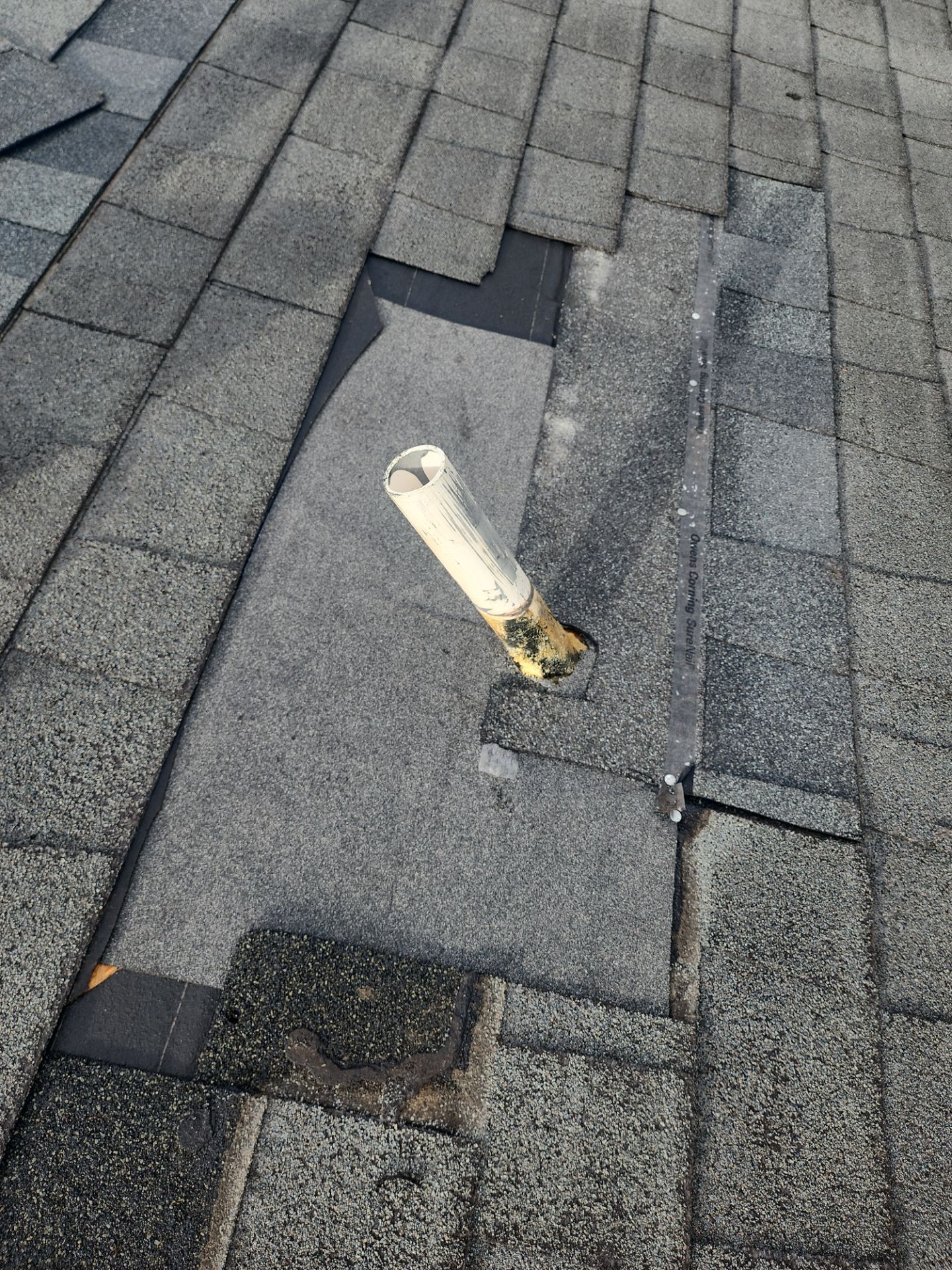 Residential Roofing Repair using Owen's Corning Duration (Lifetime) Shingles by Roof Repair Company