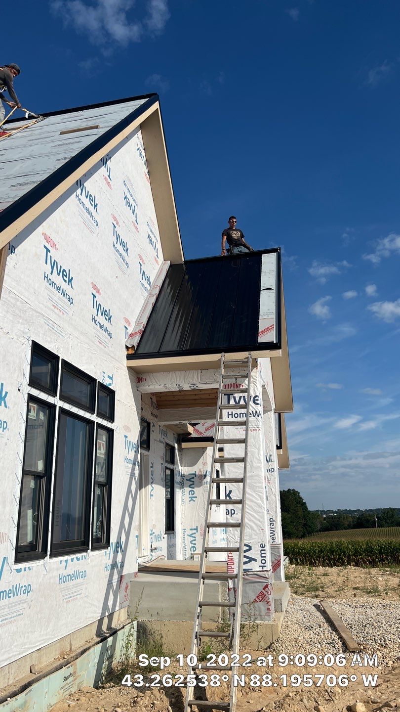 Metal roofing using Standing Seam by Stendahl Services