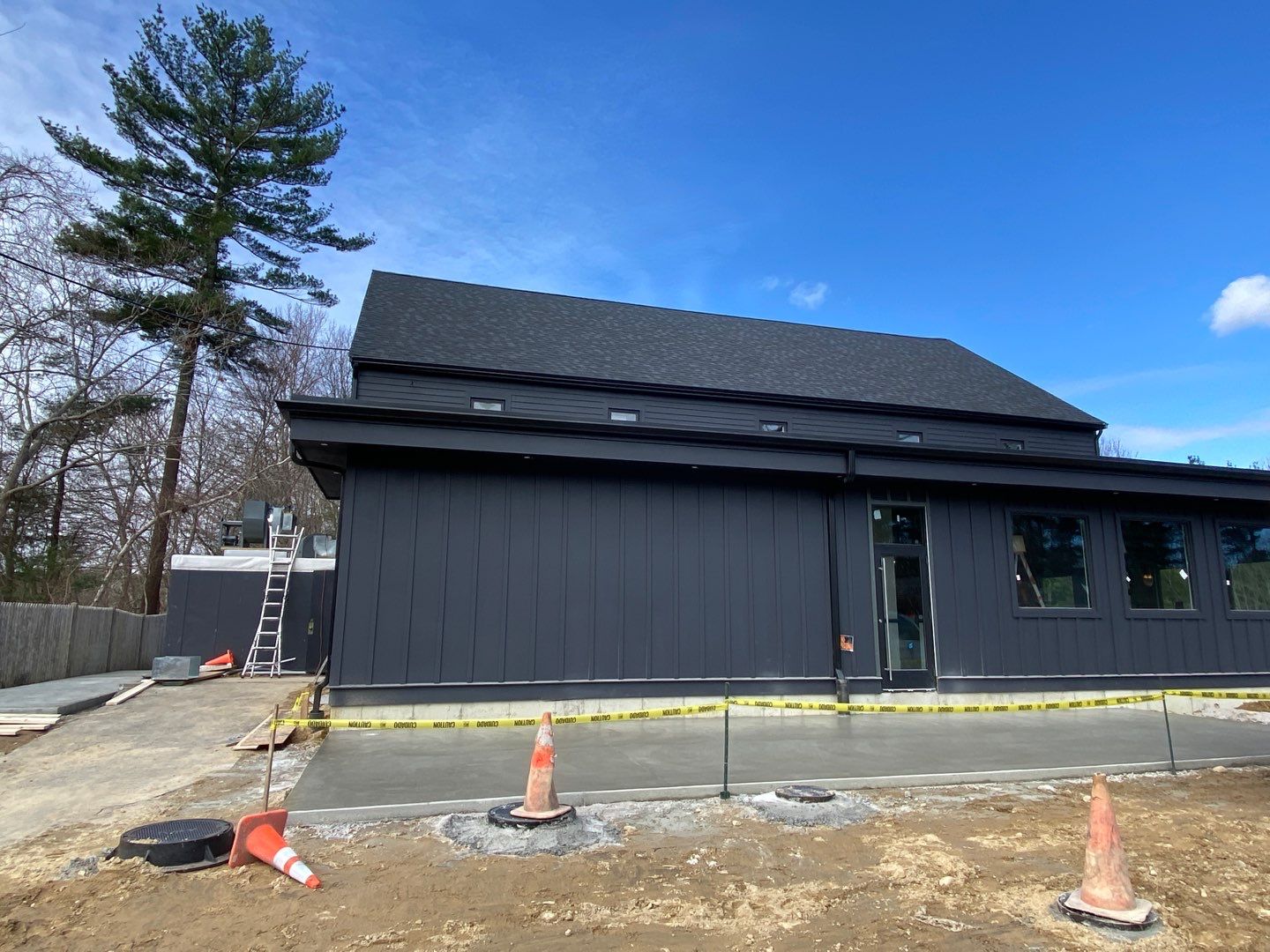 Gutter Installation on Charlie's Too Restaurant in Pembroke, MA by Gutter Pro Enterprises