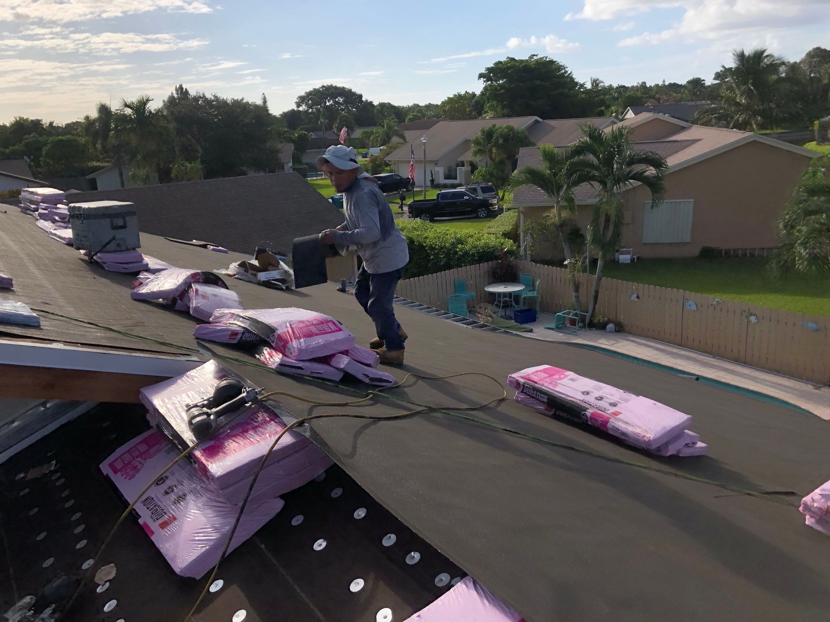 Residential Roofing Installation using Owens Corning Duration Shingle by First Due Roofing