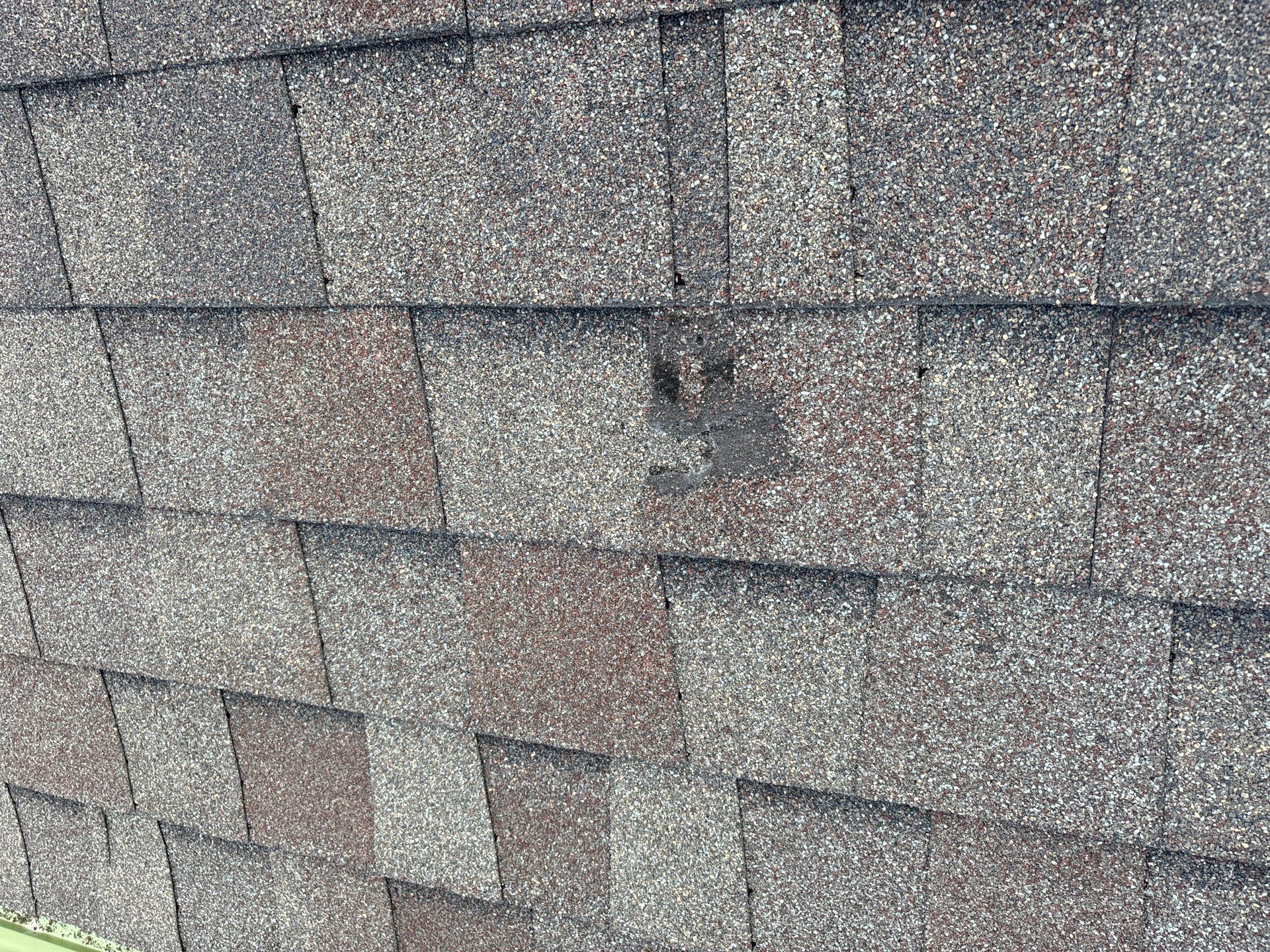 Hail Damage using Owen's Corning Duration (Lifetime) Shingles by Roof Repair Company