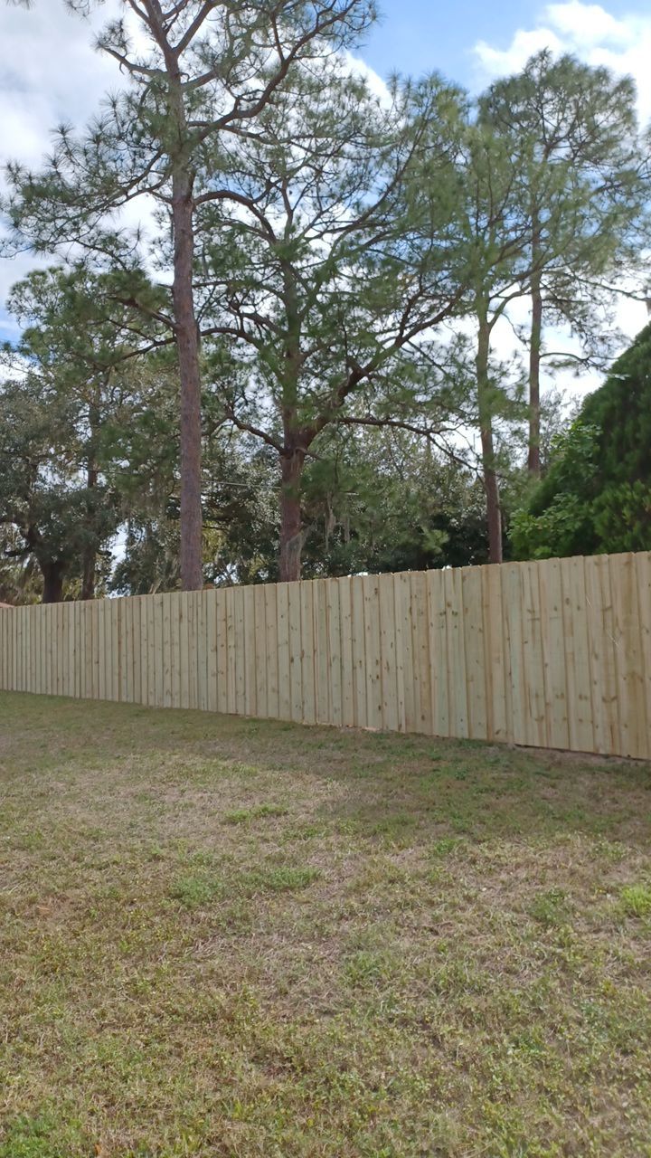 North Port, FL 6ft. Tall Treated Board on Board Privacy Fence by Asap fence and gates, LLC