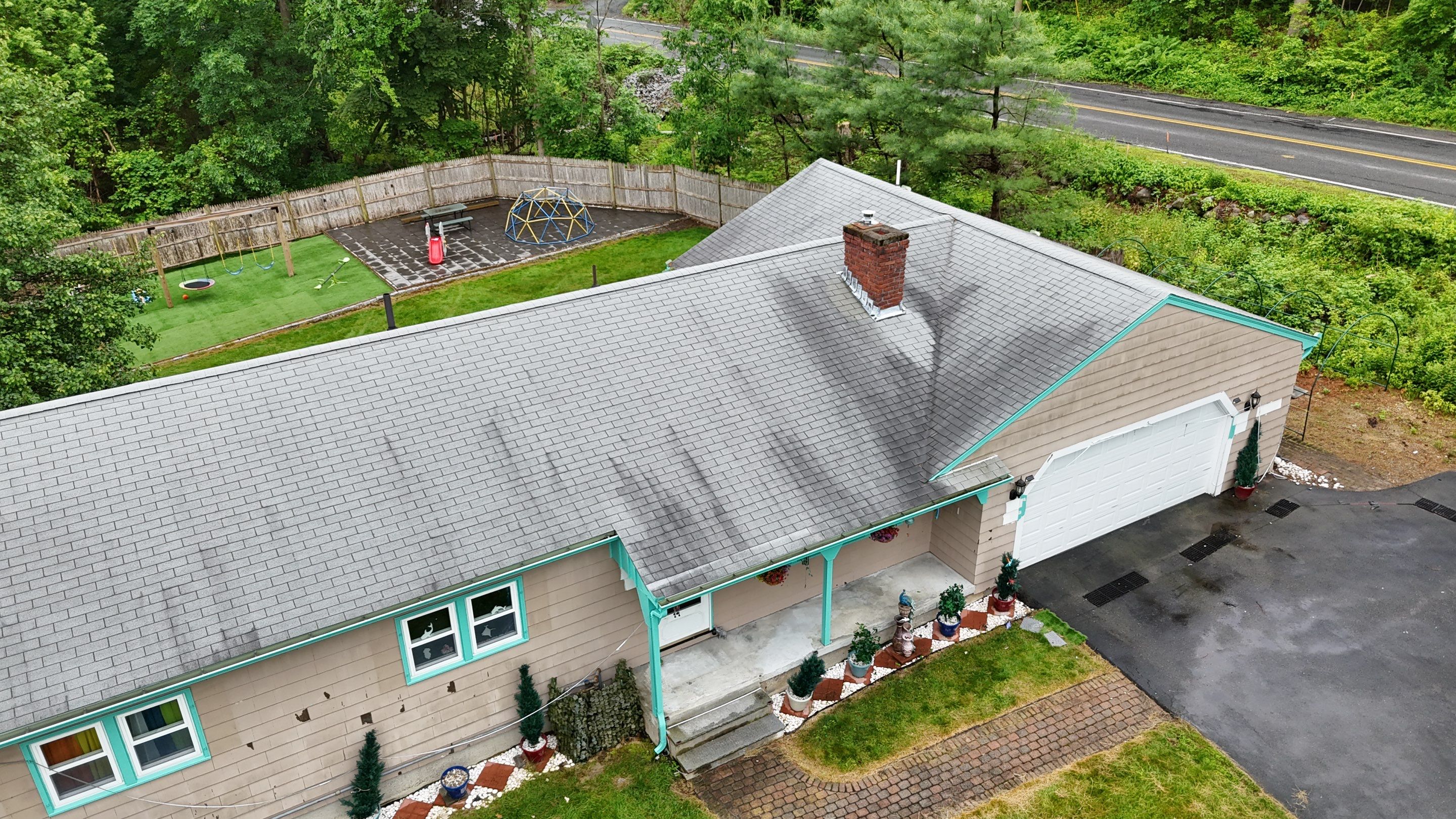 Roof Replacement with Gutter Guards – Westford, MA by Mighty Dog Roofing of Greater Middlesex County
