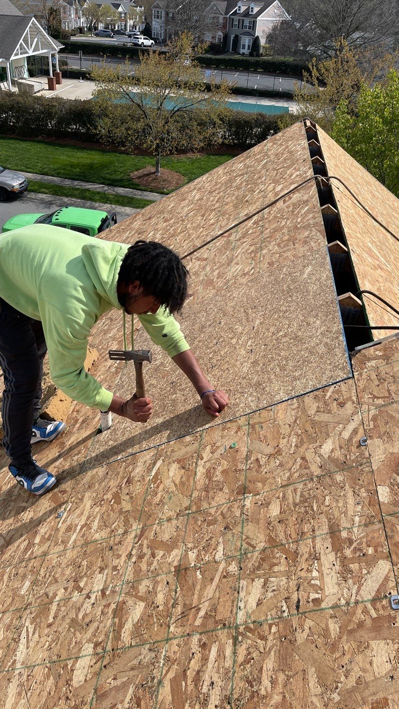 Roof replacement, siding and interior repair by hail and wind damage by Just Brilliant Restoration JBR