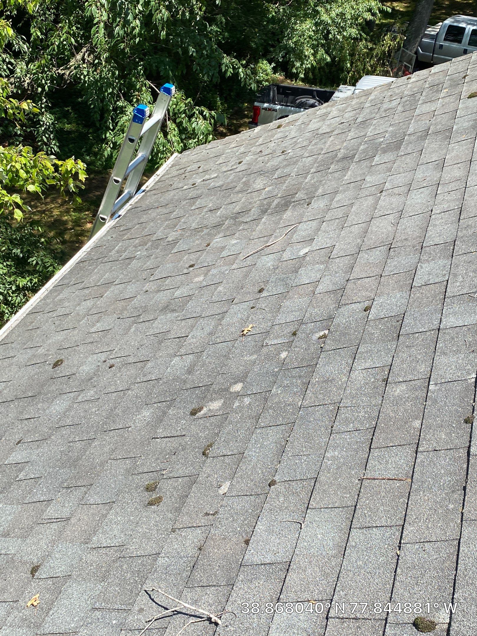 Marshall Roofing Project - Landmark Pro Max Def Pewterwood Designer Shingles by RM Banning, Inc.