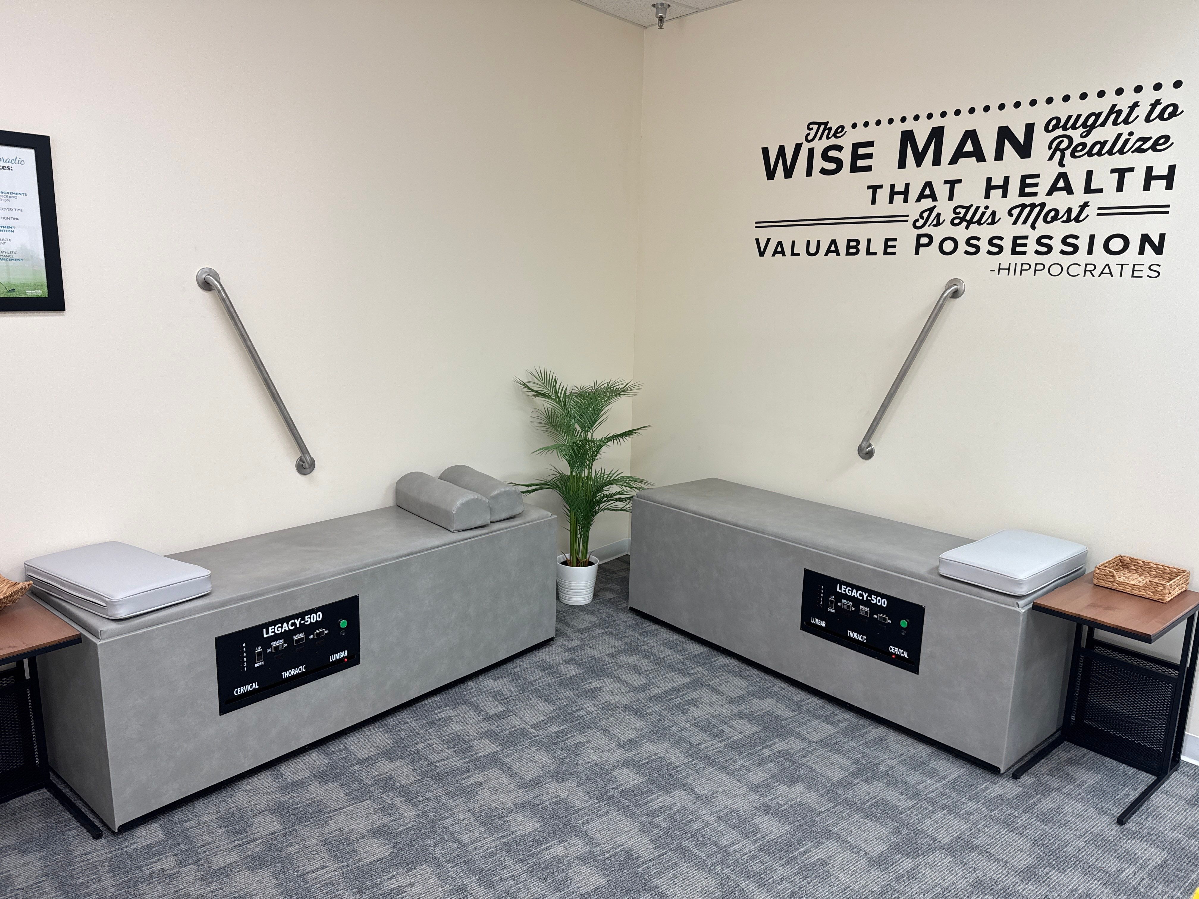 Chiropractic Office Grab Bars by A Step Above Handy LLC