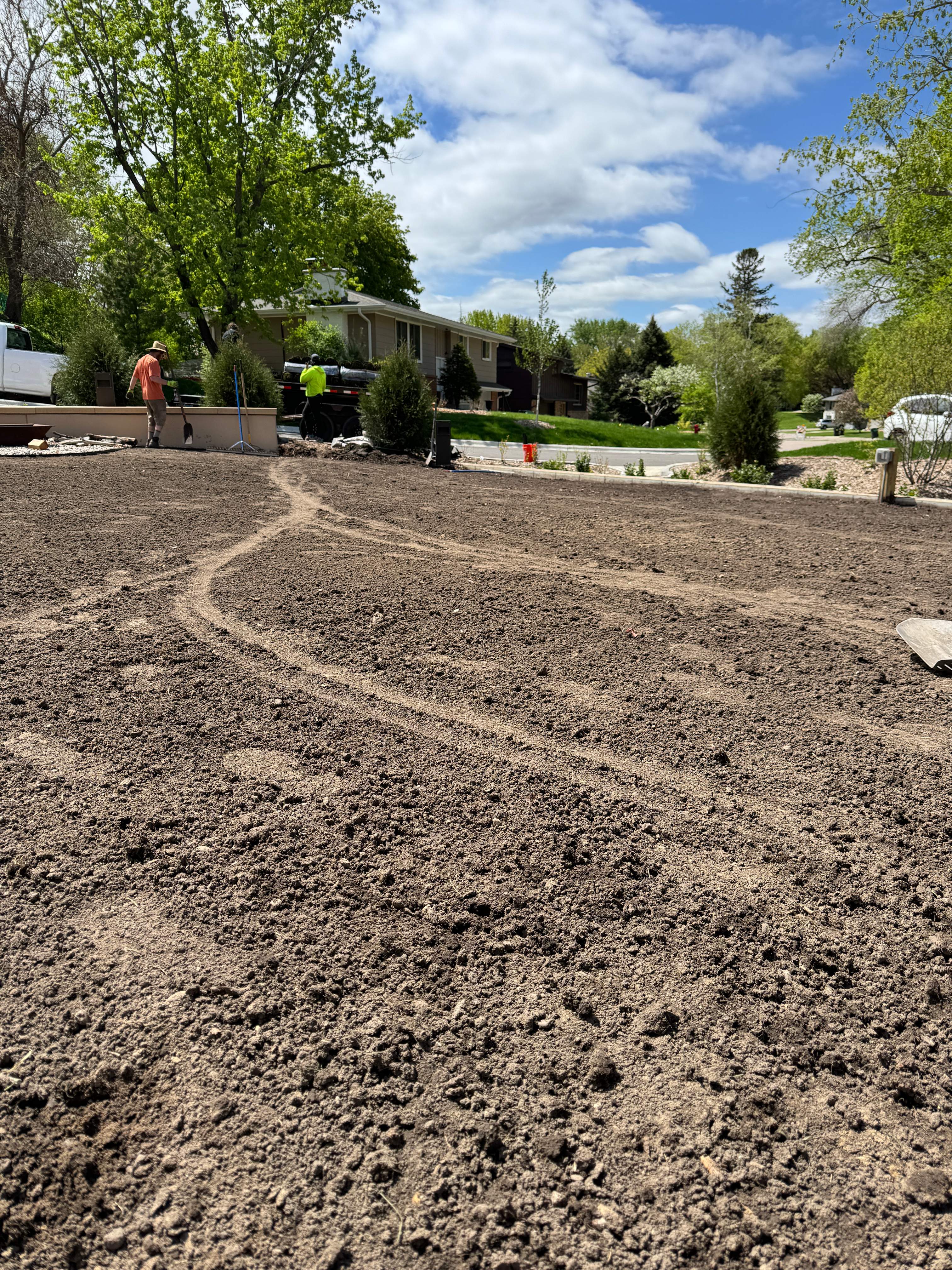 Grade Correction by Sota landscaping