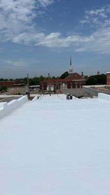 Commercial Roofing Installation using GAF
