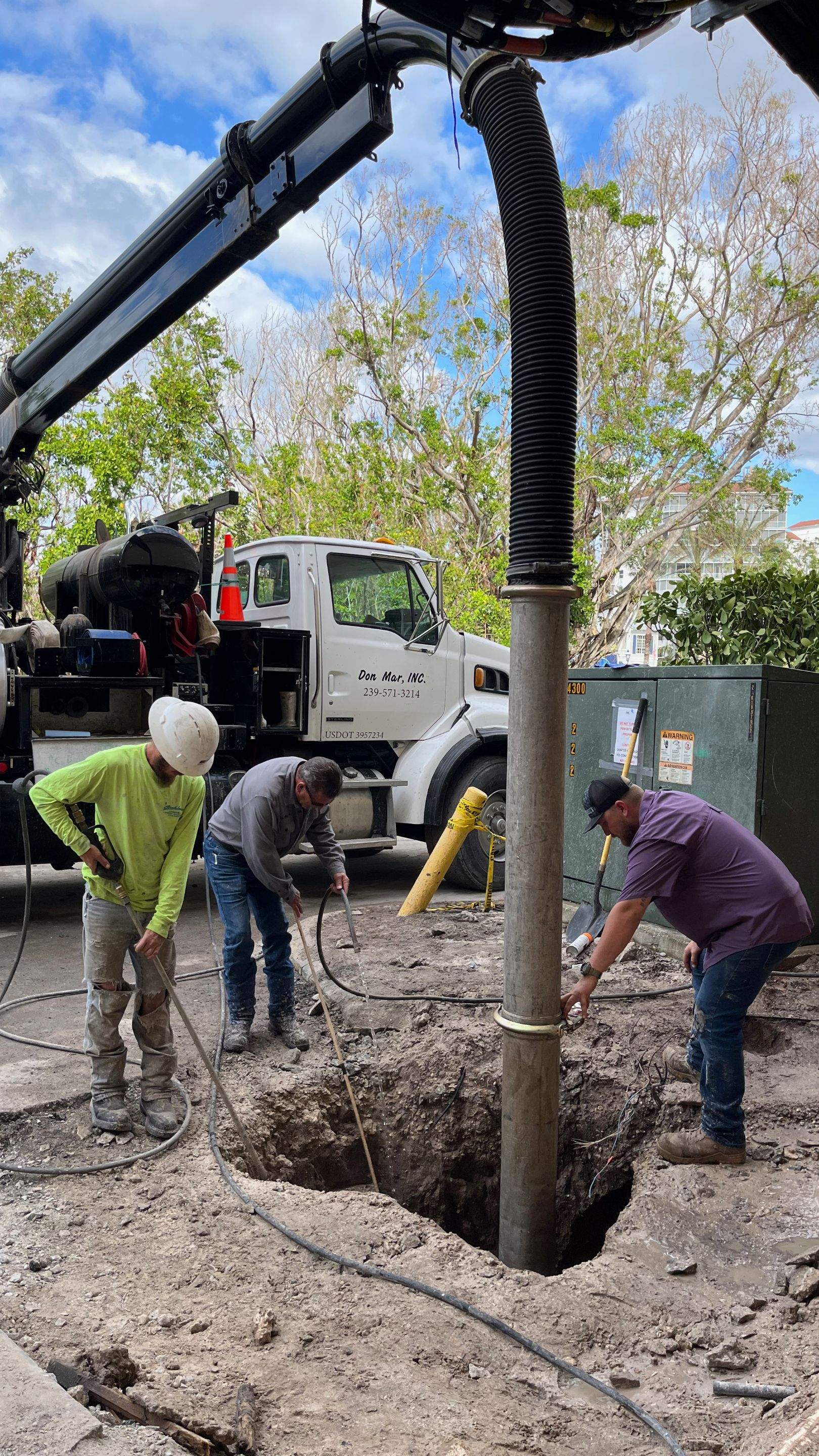 Ritz-Carlton North Service Road Daylighting by Don Mar, Inc. Storm Water Solutions