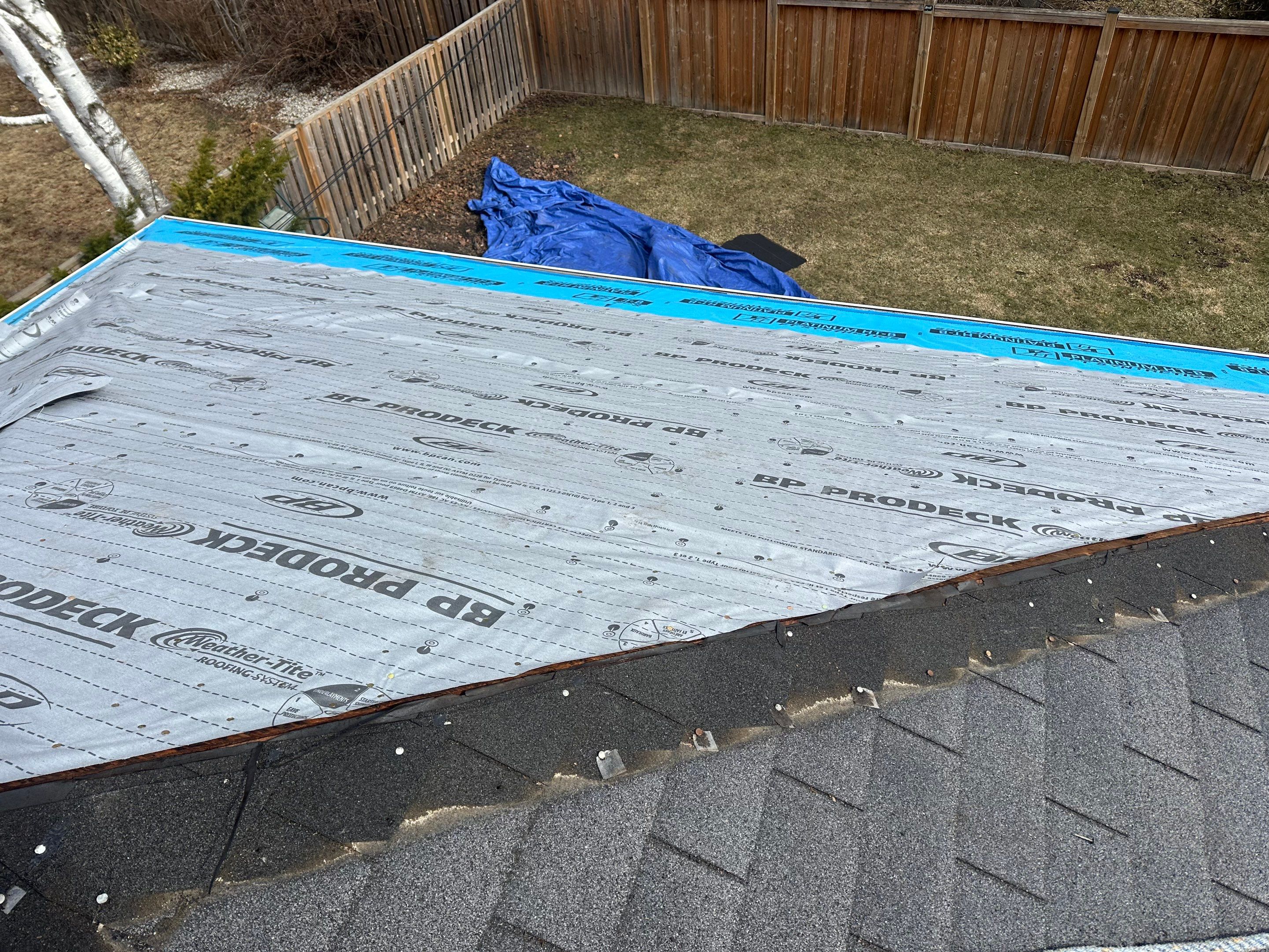 Project in Mississauga by The Roofing Crew