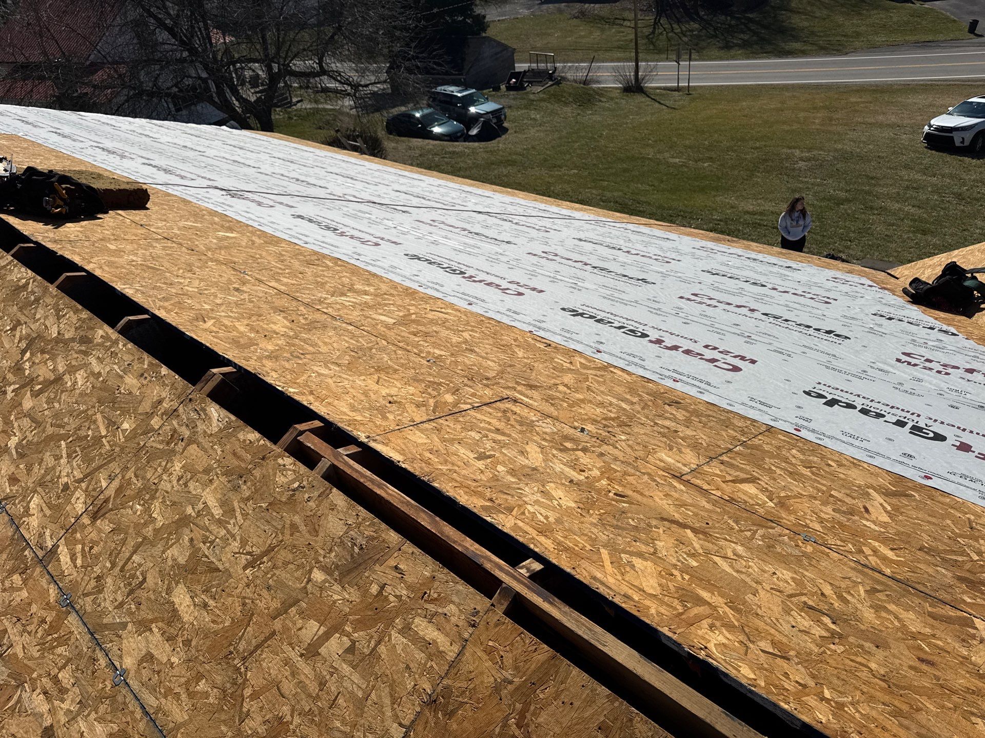 Residential Roofing Installation using Performance Shingles by Mr. Roofer