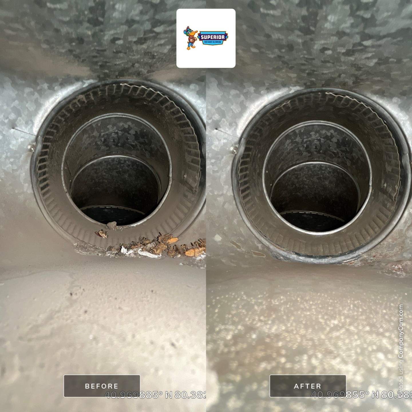 Air Duct Cleaning With a Vacuum Truck in New Castle, PA by Superior Air Duct Cleaning
