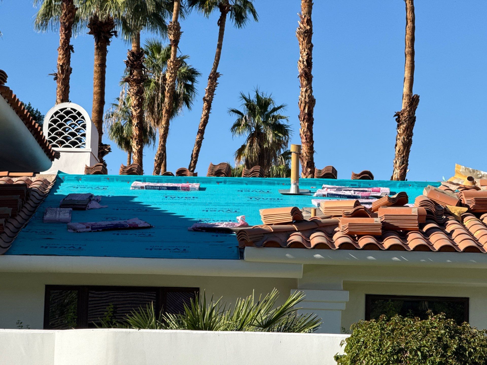 Clay Tile Strip in Indian Wells by Goat Solar Inc.