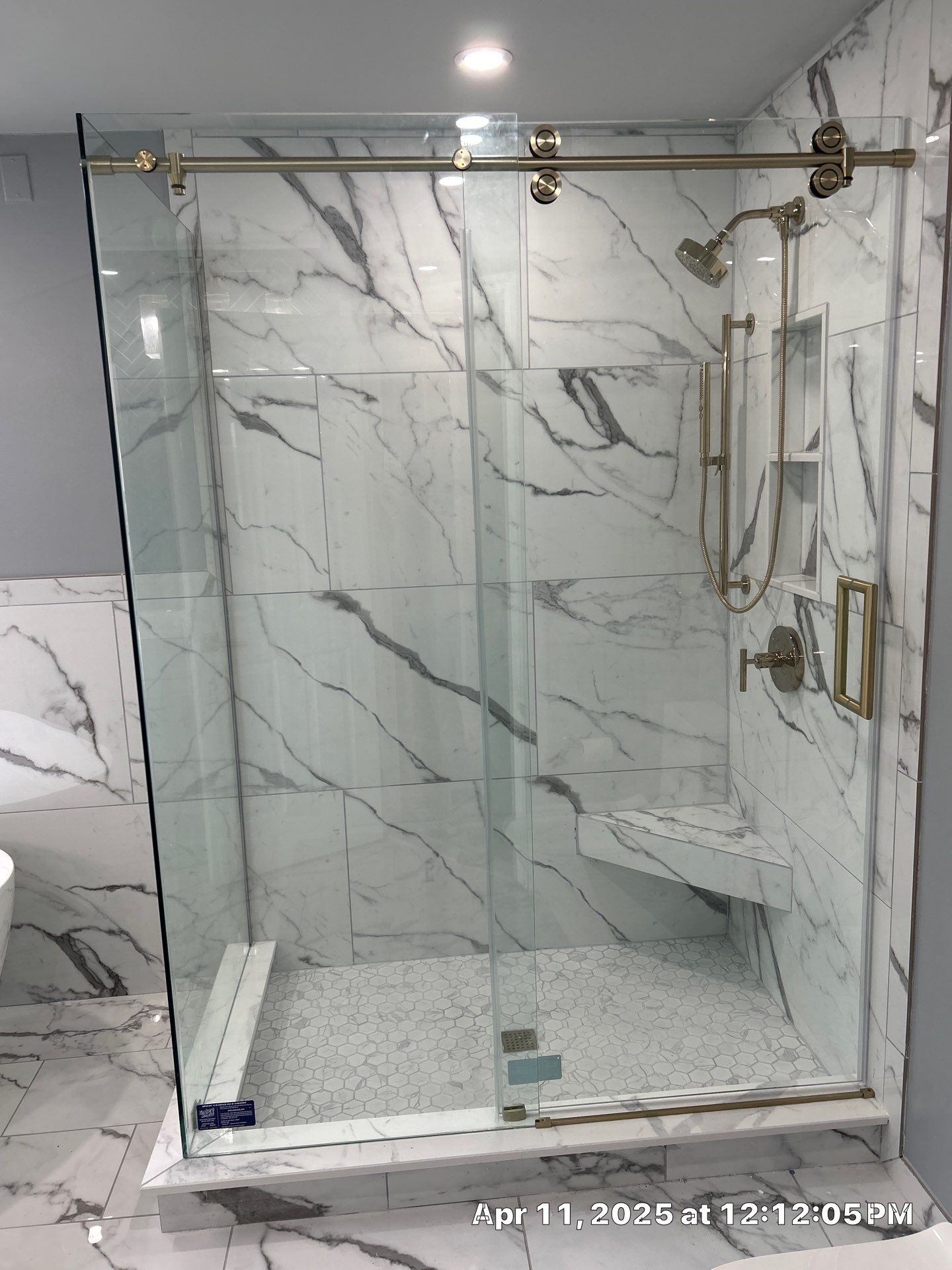 Elegant Dual Bathroom Remodel in Blue Bell, PA by Plowman Kitchen & Bath