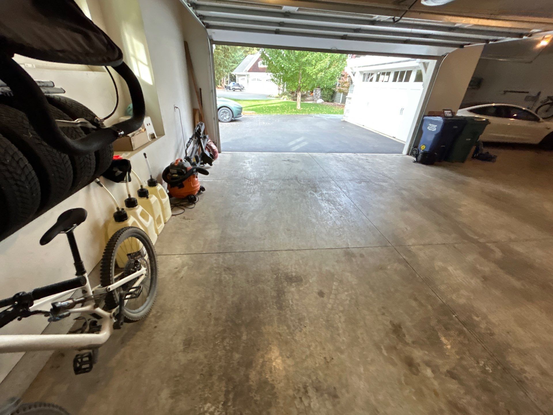 Detached Garage Floor Transformation With Penntek Polyaspartic Coating In Hayden by Croc Coatings, LLC