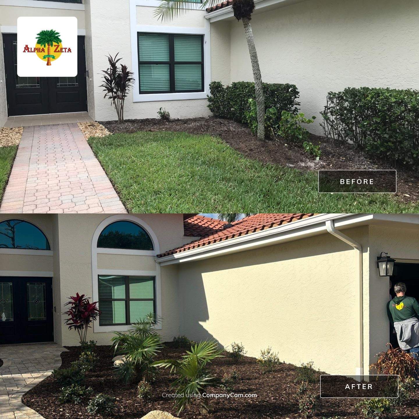 Harbour Ridge – Driveway & Exterior Transformation by Alpha Zeta Enterprises Inc