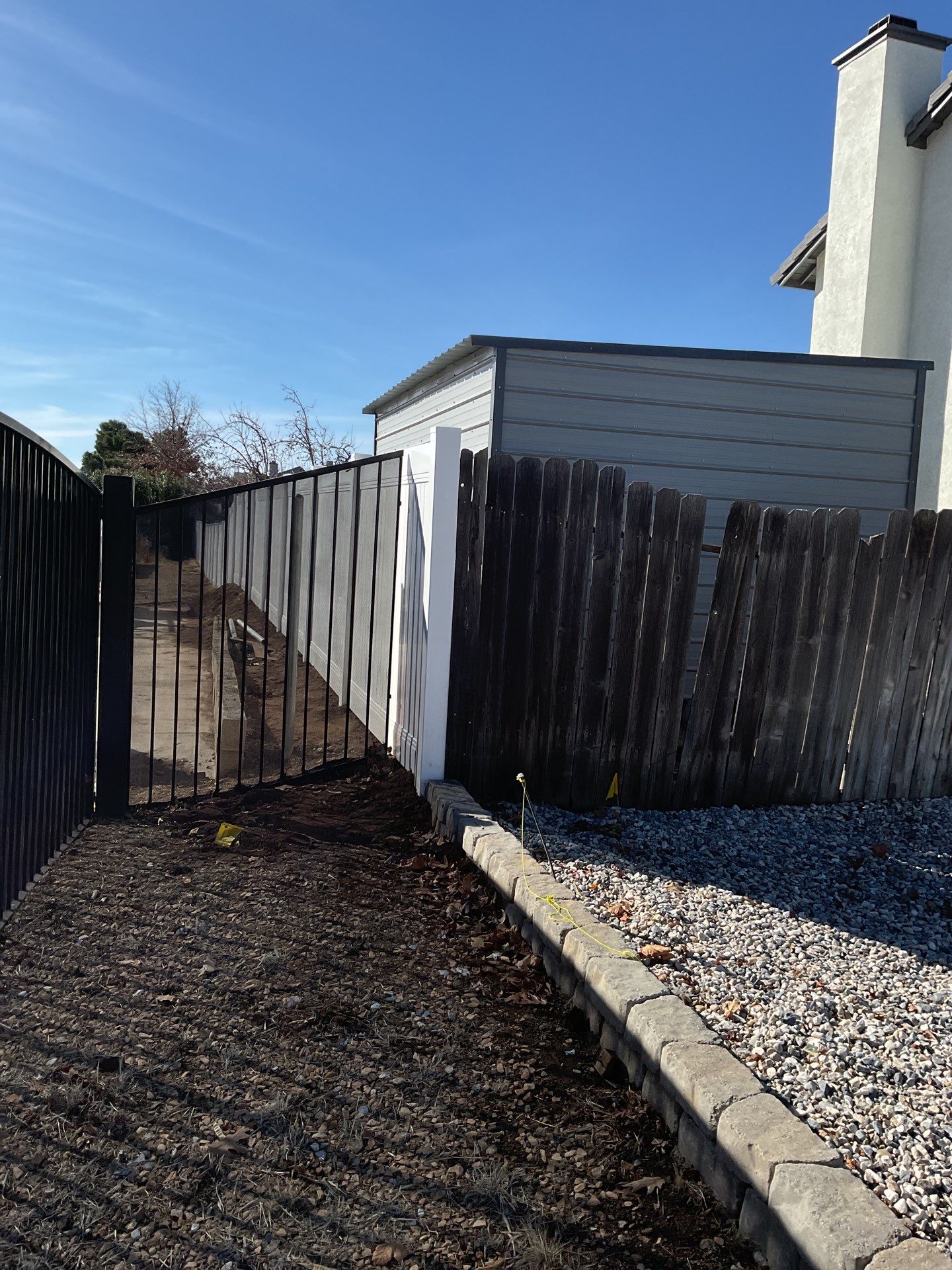 Fence Installation using Vinyl by Fence Guys Inc. 