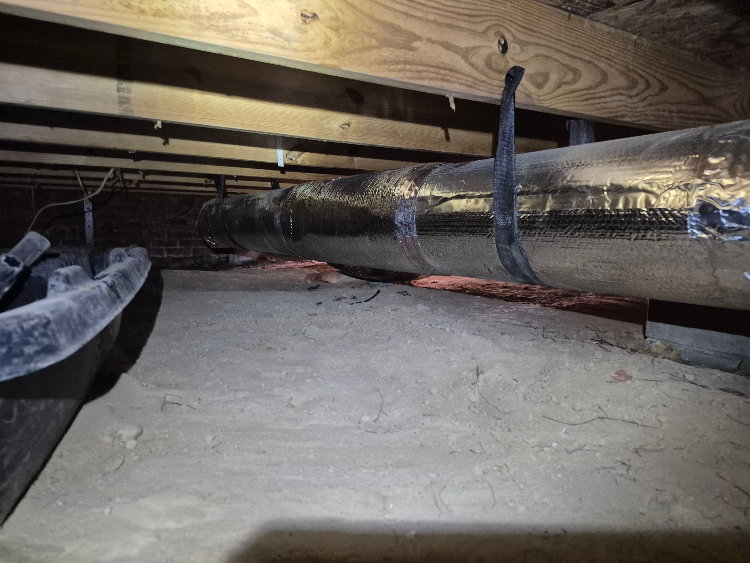 Project in Chesapeake by Patriot Crawl Space Repairs