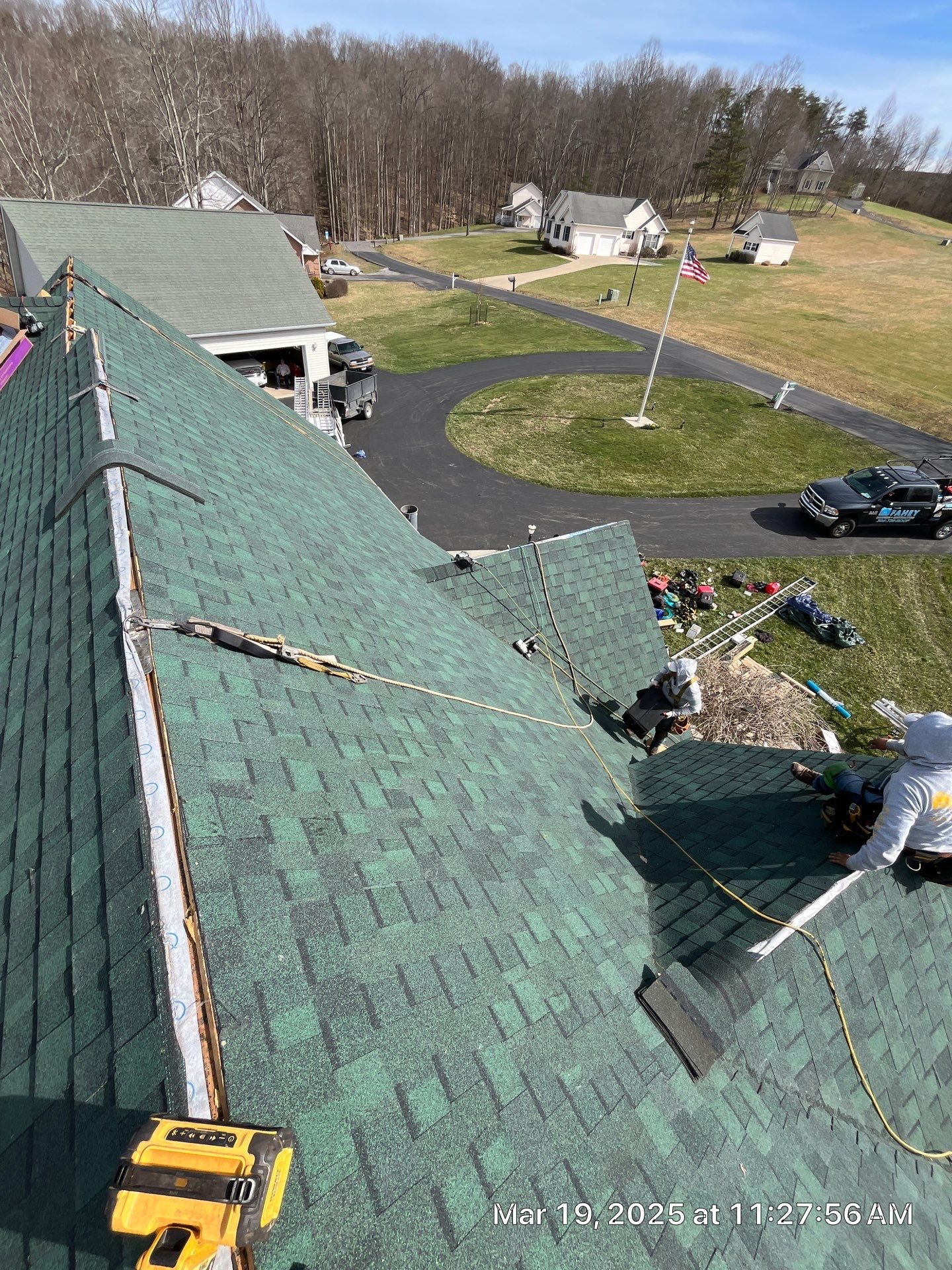 Residential Roofing Installation using Certainteed Landmark Pro Shingles by Fahey Roofing + Contracting
